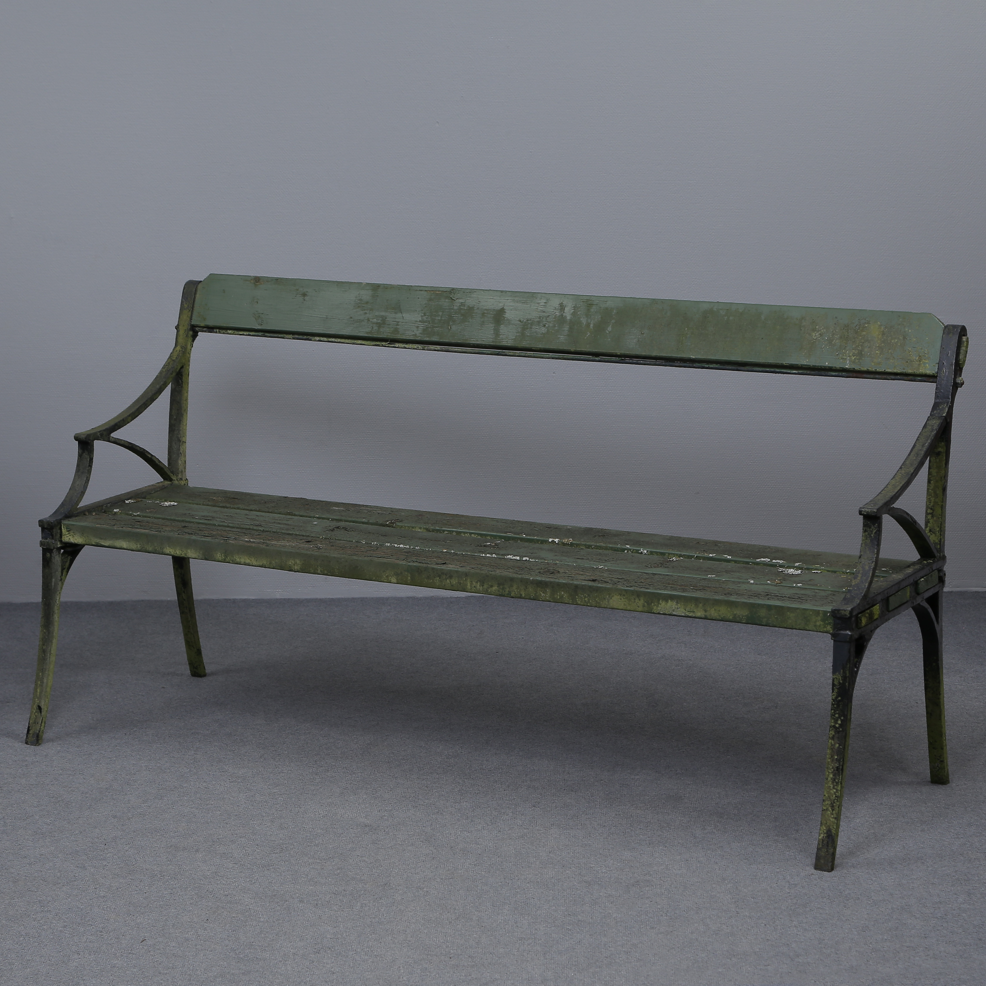 TRÄDGÅRDSSOFFA, GJUTJÄRN, MÖJLIGEN LESSEBO JÄRNBRUK 1800-TAL.