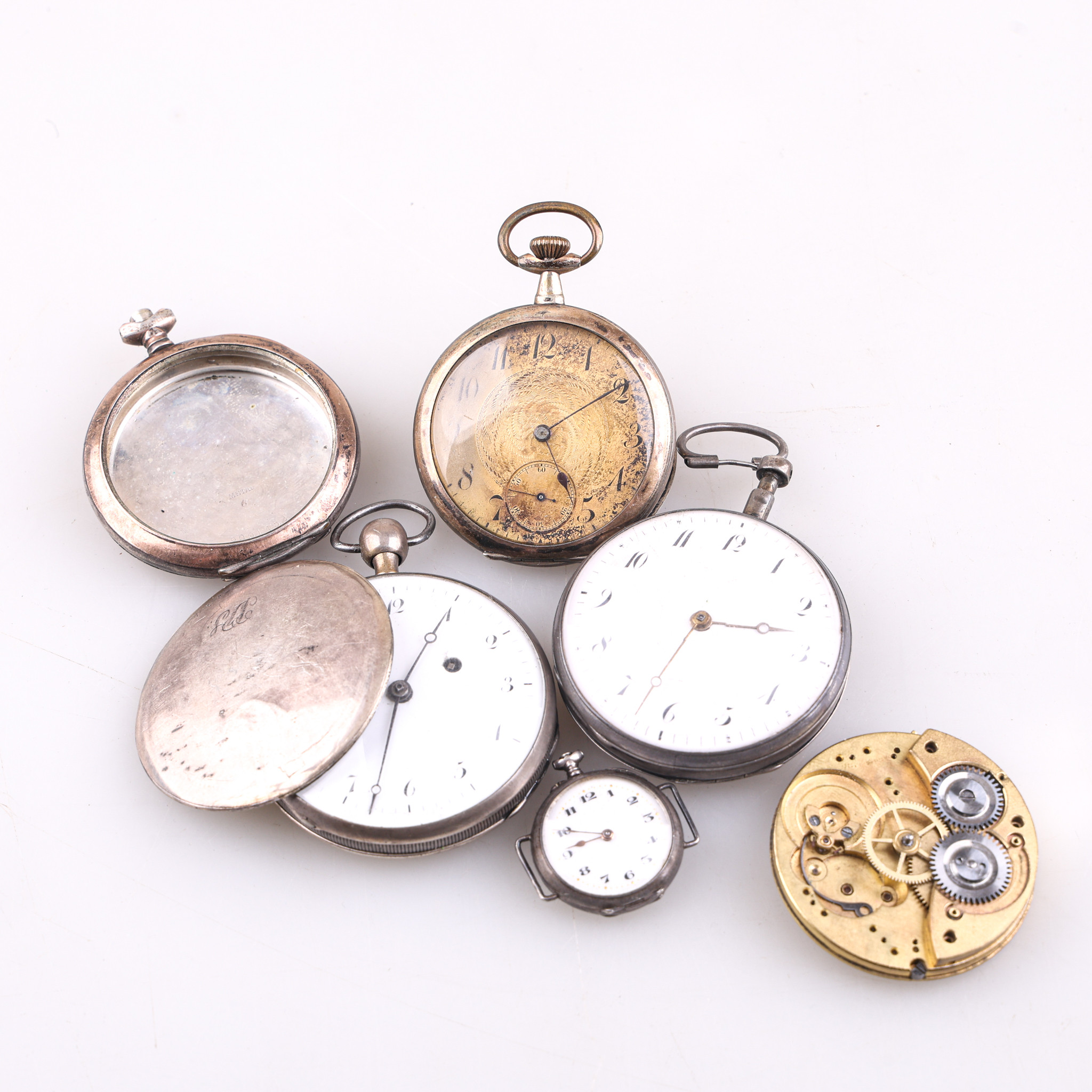 PARTI FICKUR, 5 delar, silver.
