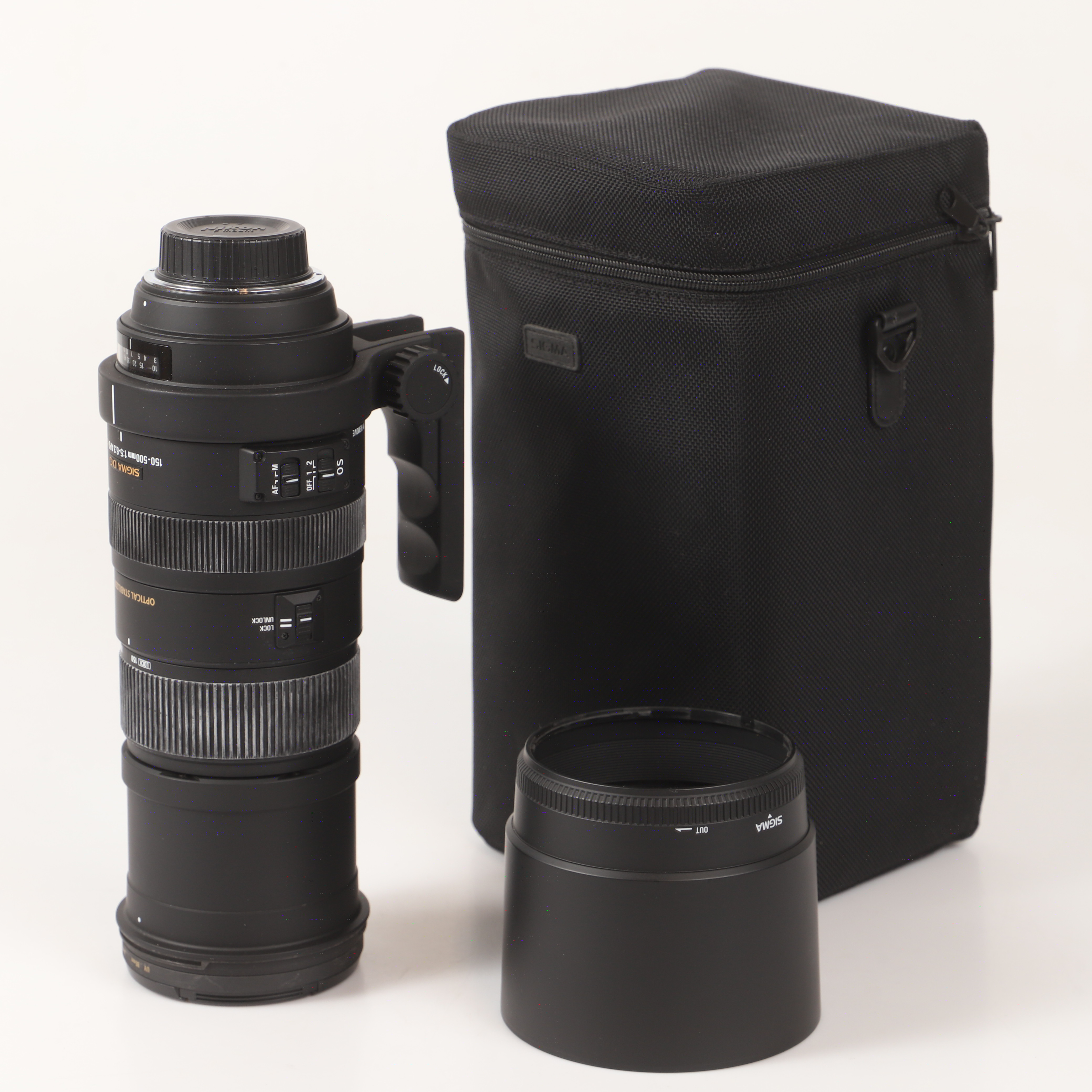 OBJEKTIV, Sigma DG, 150-500 mm, 1:5-6.3 APO HSM.