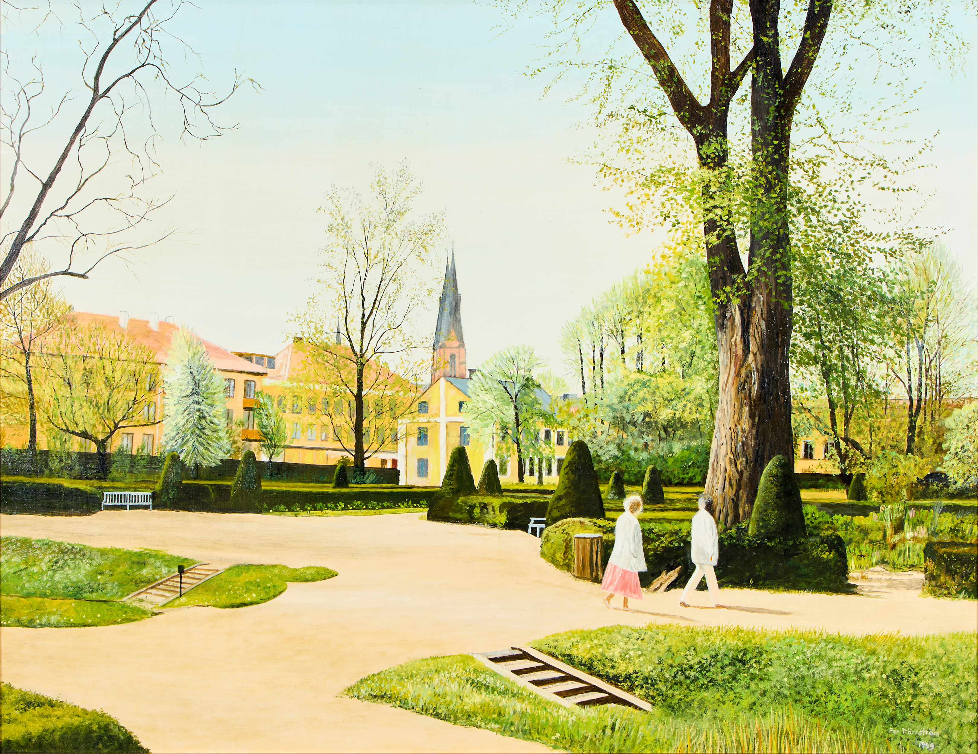 PER TÄRNSTRÖM. "Linnéträdgården Uppsala".