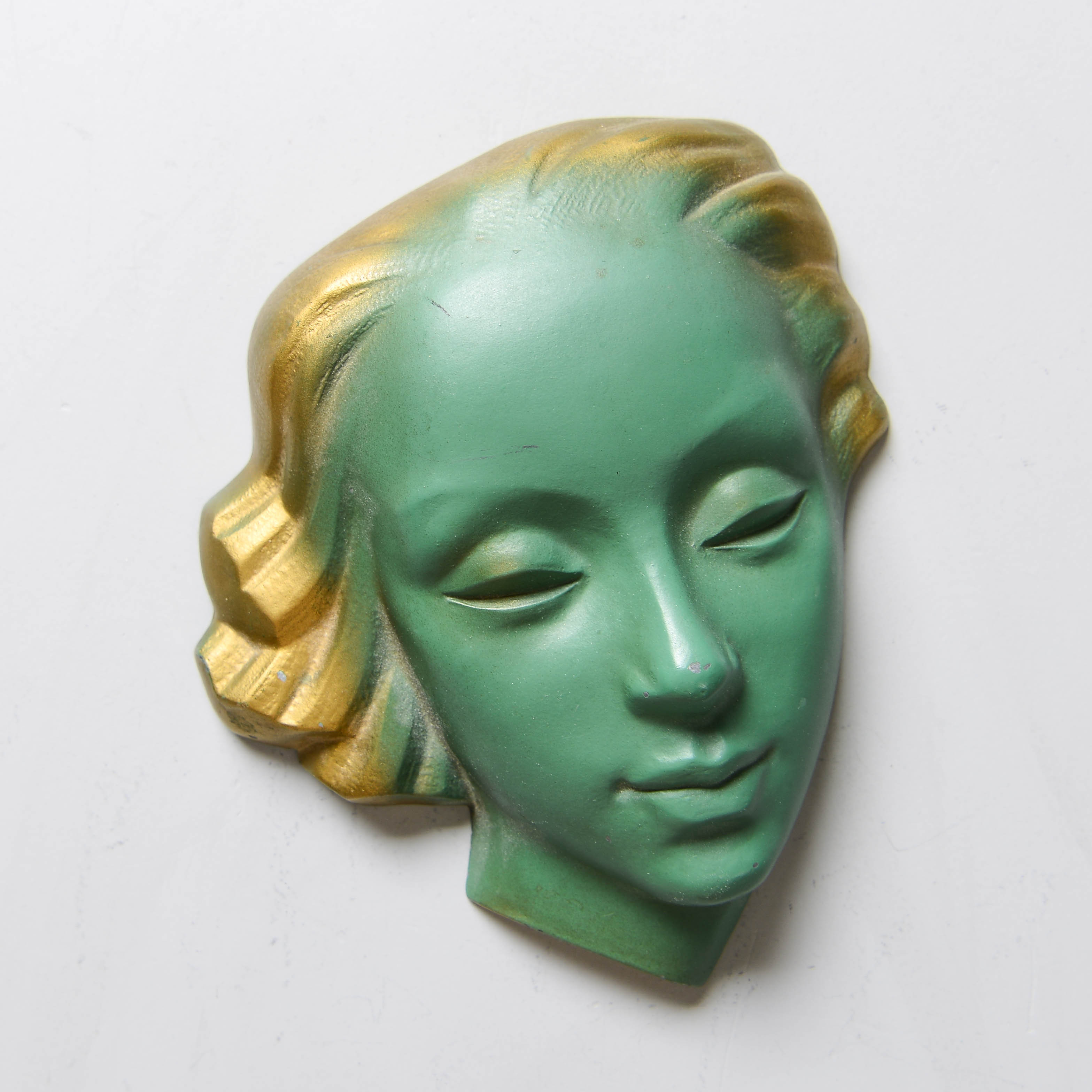 VÄGGRELIEF, art deco, 1930-tal.