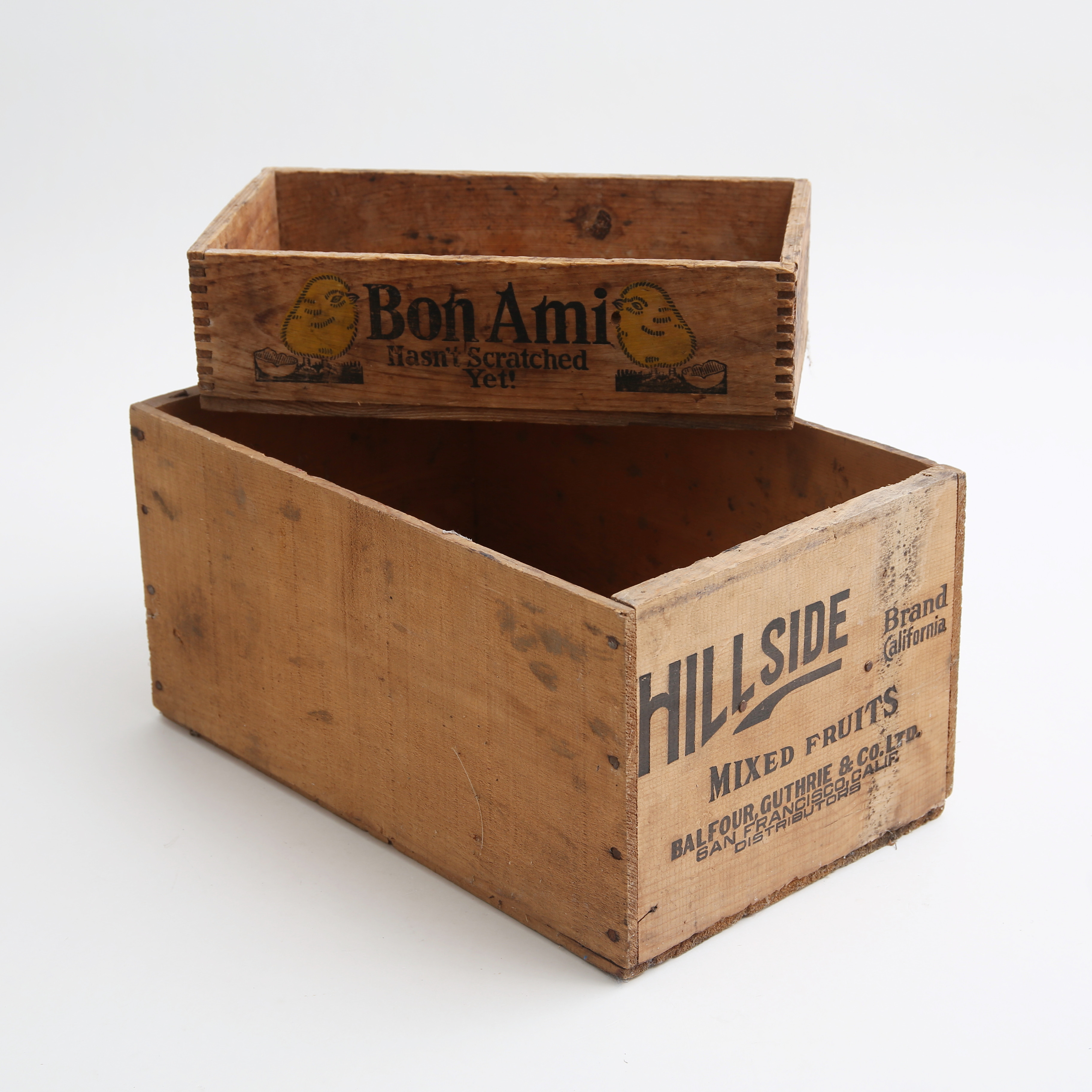 TRÄLÅDOR, 2 st, USA, 1900-talets första hälft.