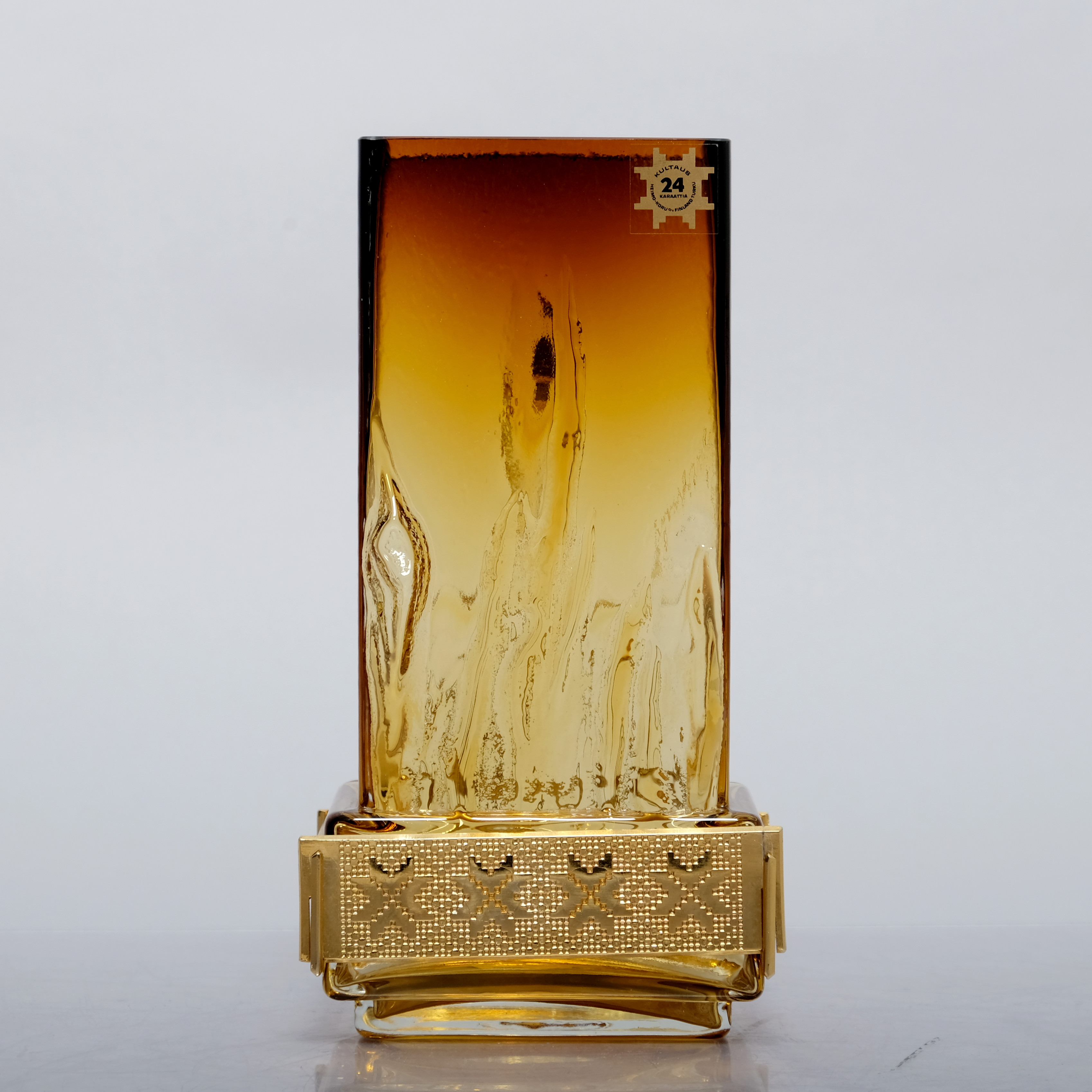 EINO WÄNNI. Glasvas, Kumela, Finland, Signerad,. 1900-talets mitt.