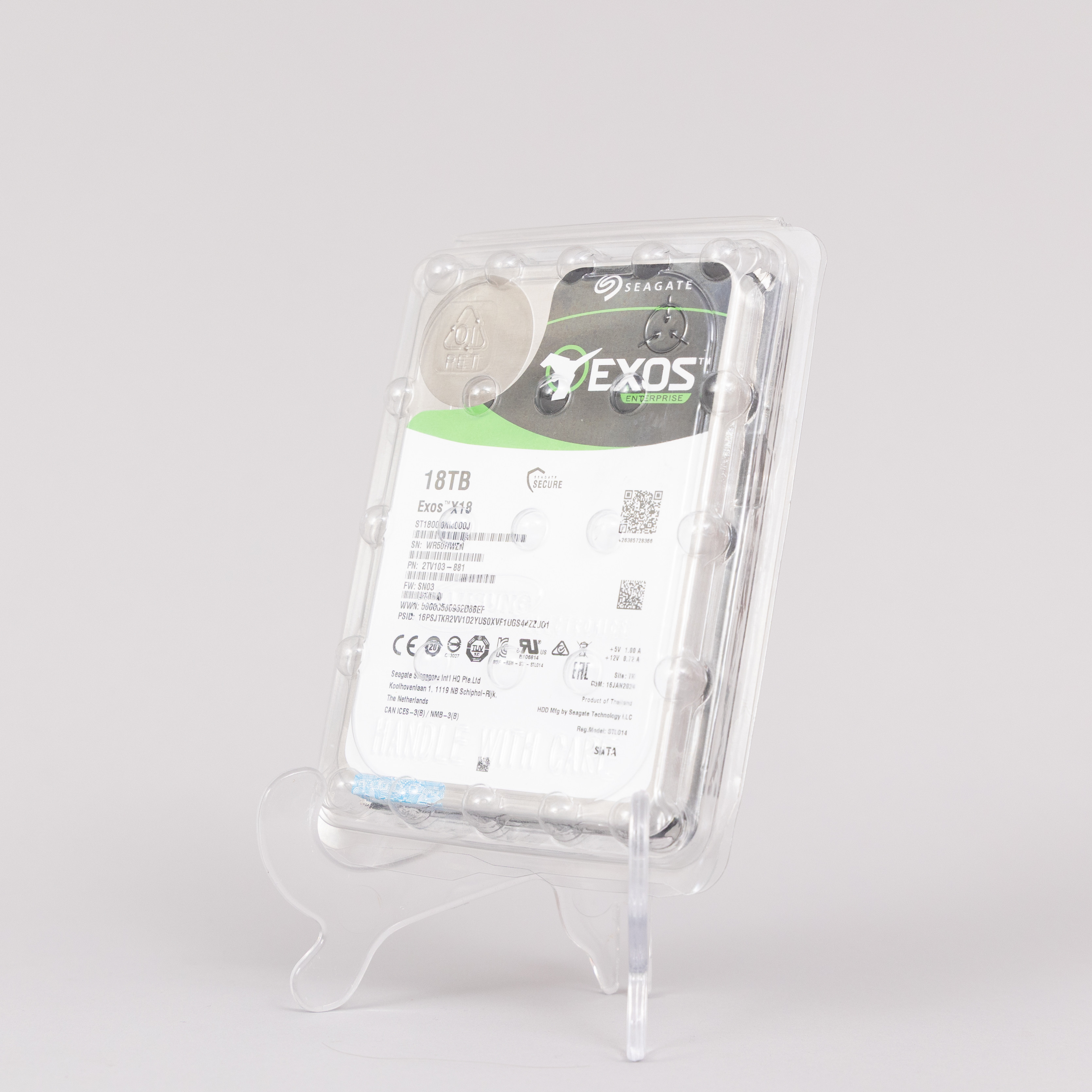 HÅRDDISK, Seagate Exos X18 Enterprise, 18TB.