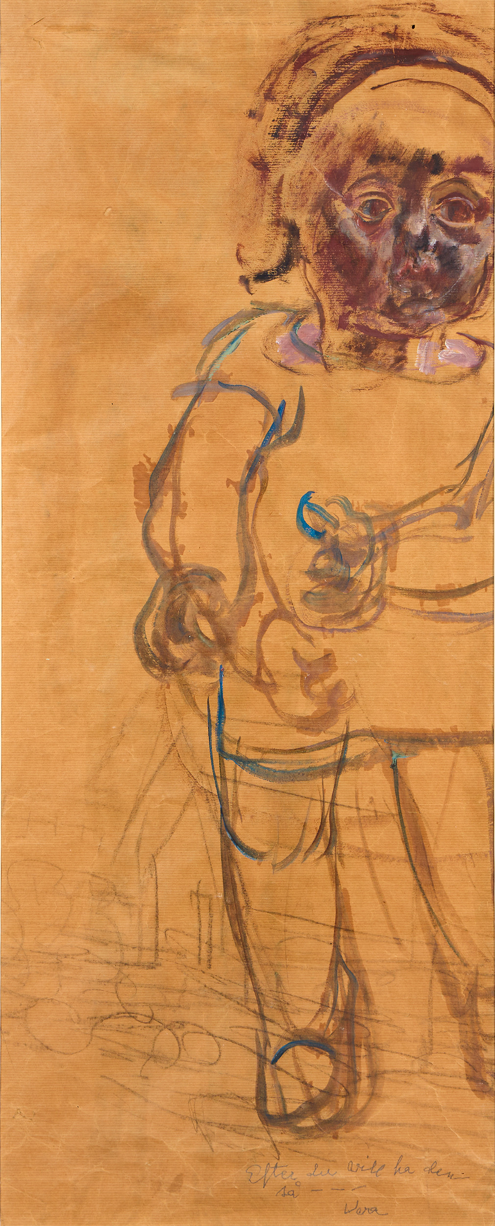 VERA NILSSON. "Nian", porträtt av Anna-Lisa Olson.