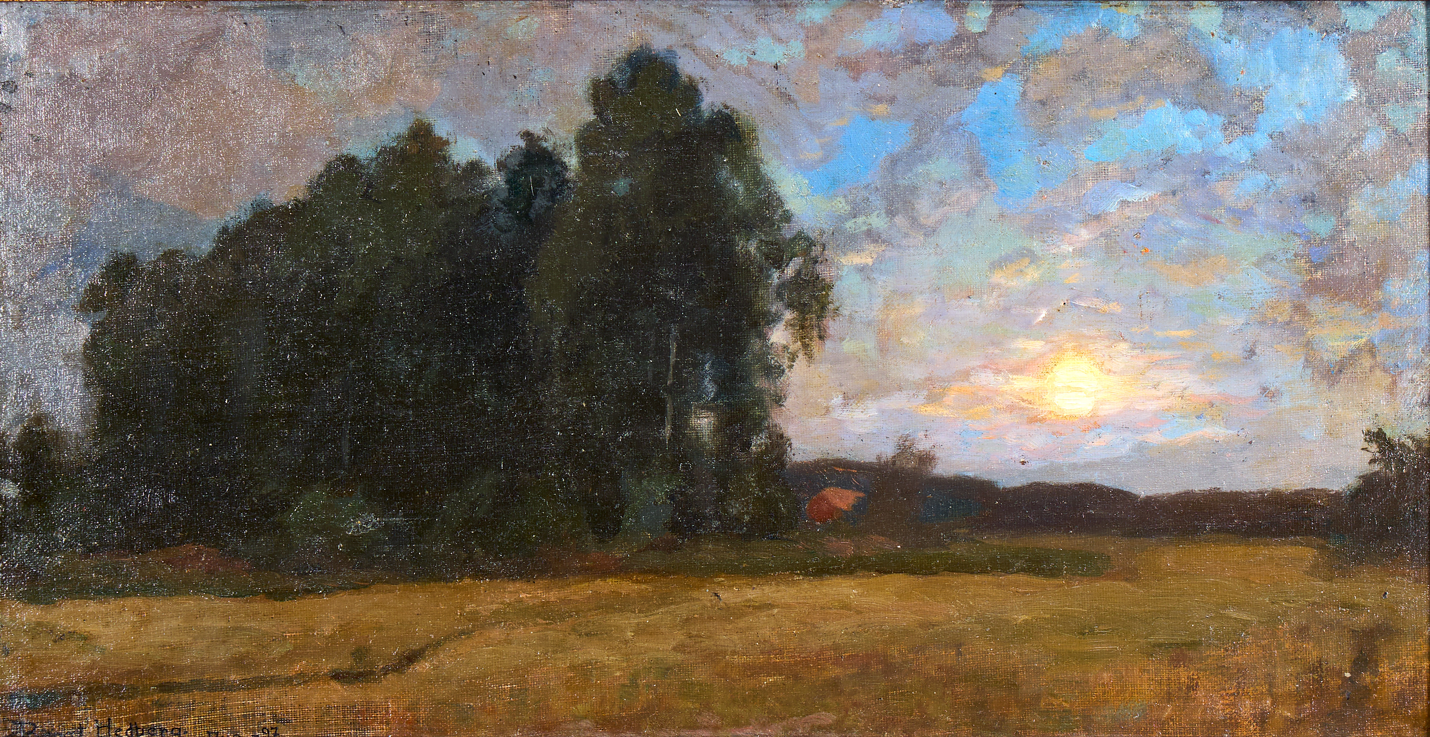 BENGT HEDBERG (1868-1953). Landskap.