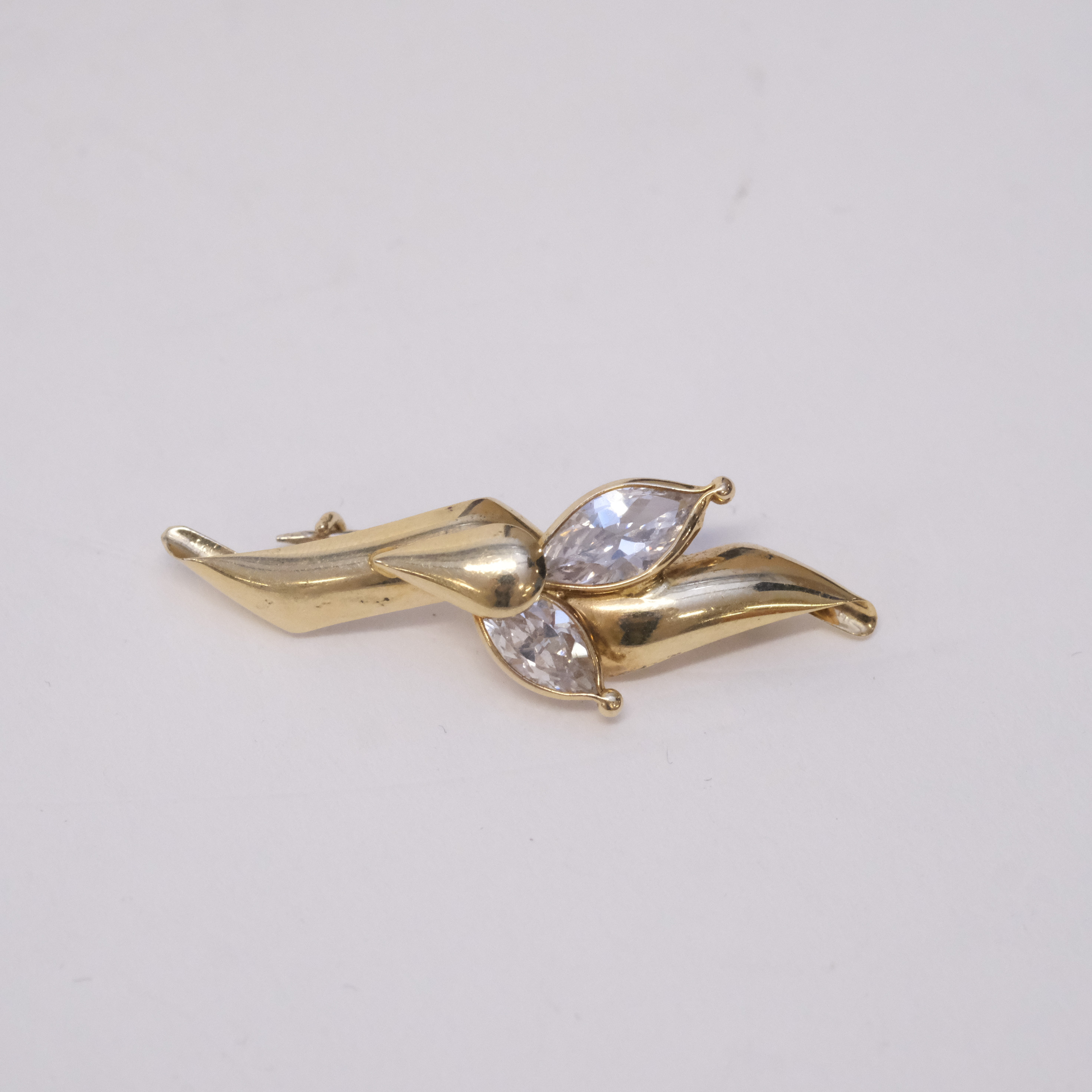 BROSCH, 14K GULD.