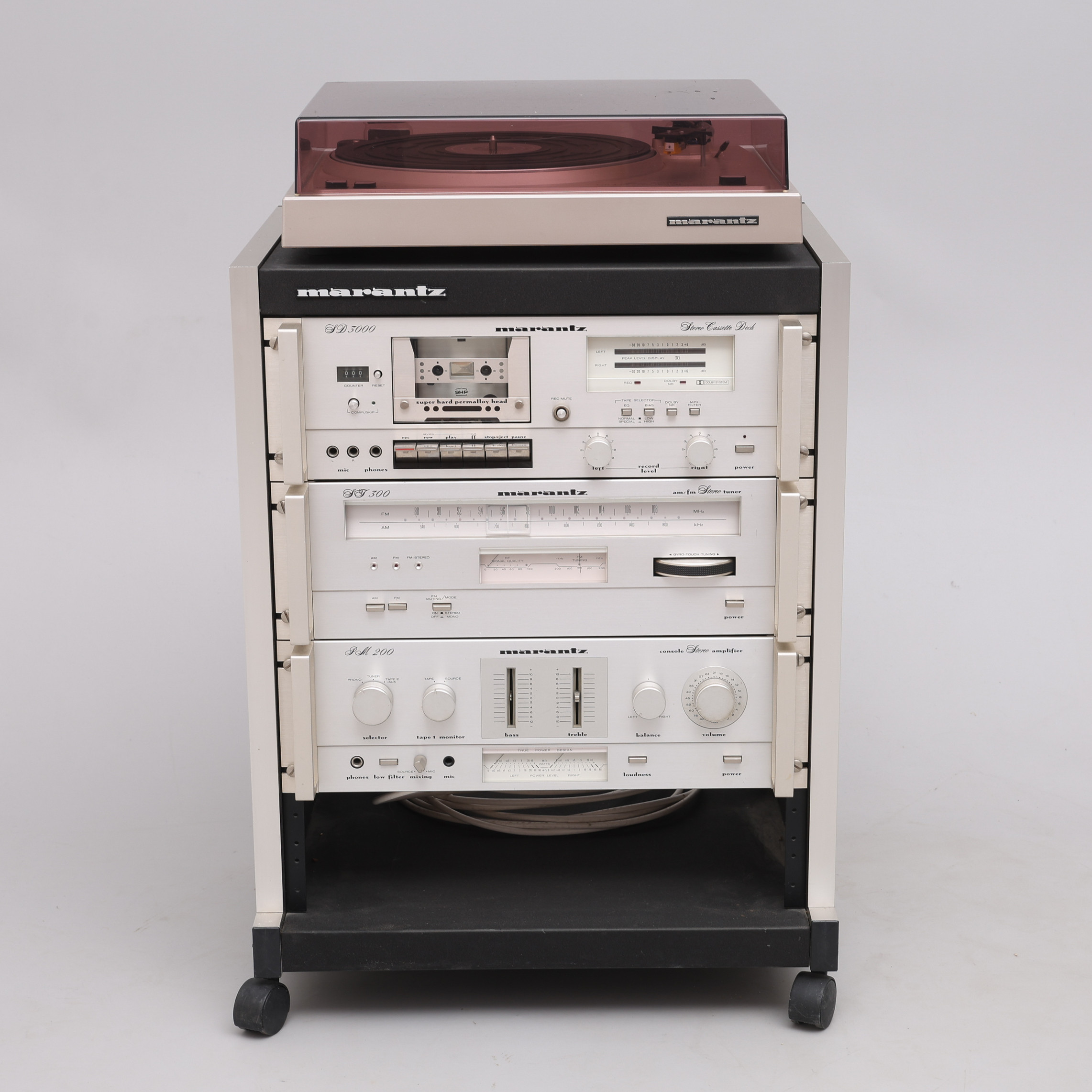 STEREORACK, 4 DELAR, MARANTZ.