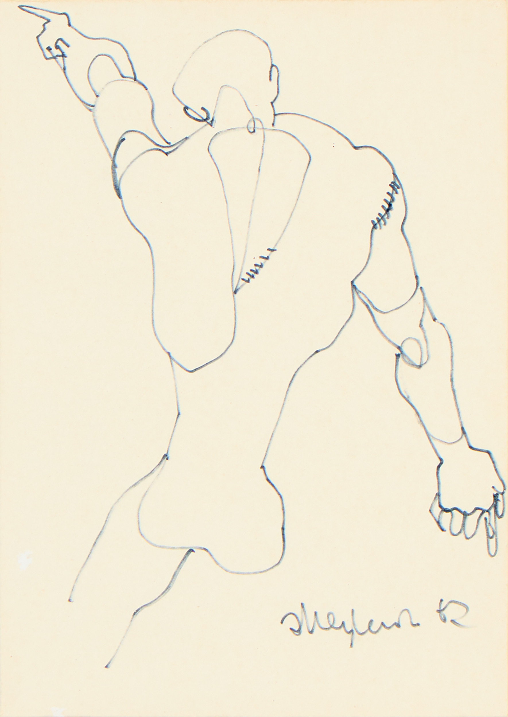 ERNST IOSIFOVICH NEIZVESTNY (1925-2016). Mansfigur.