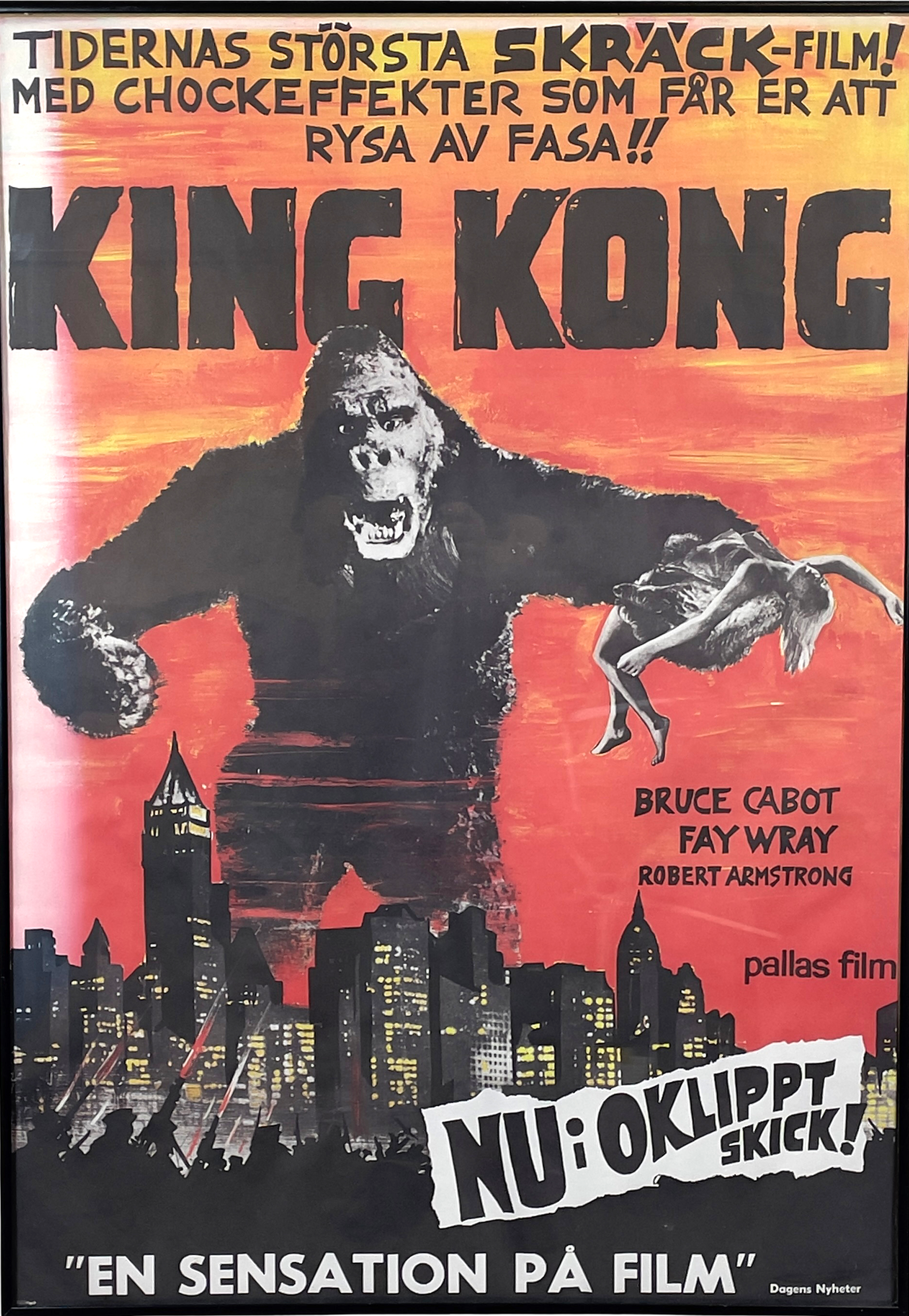 FILMAFFISCH, "King Kong", TABStryck.