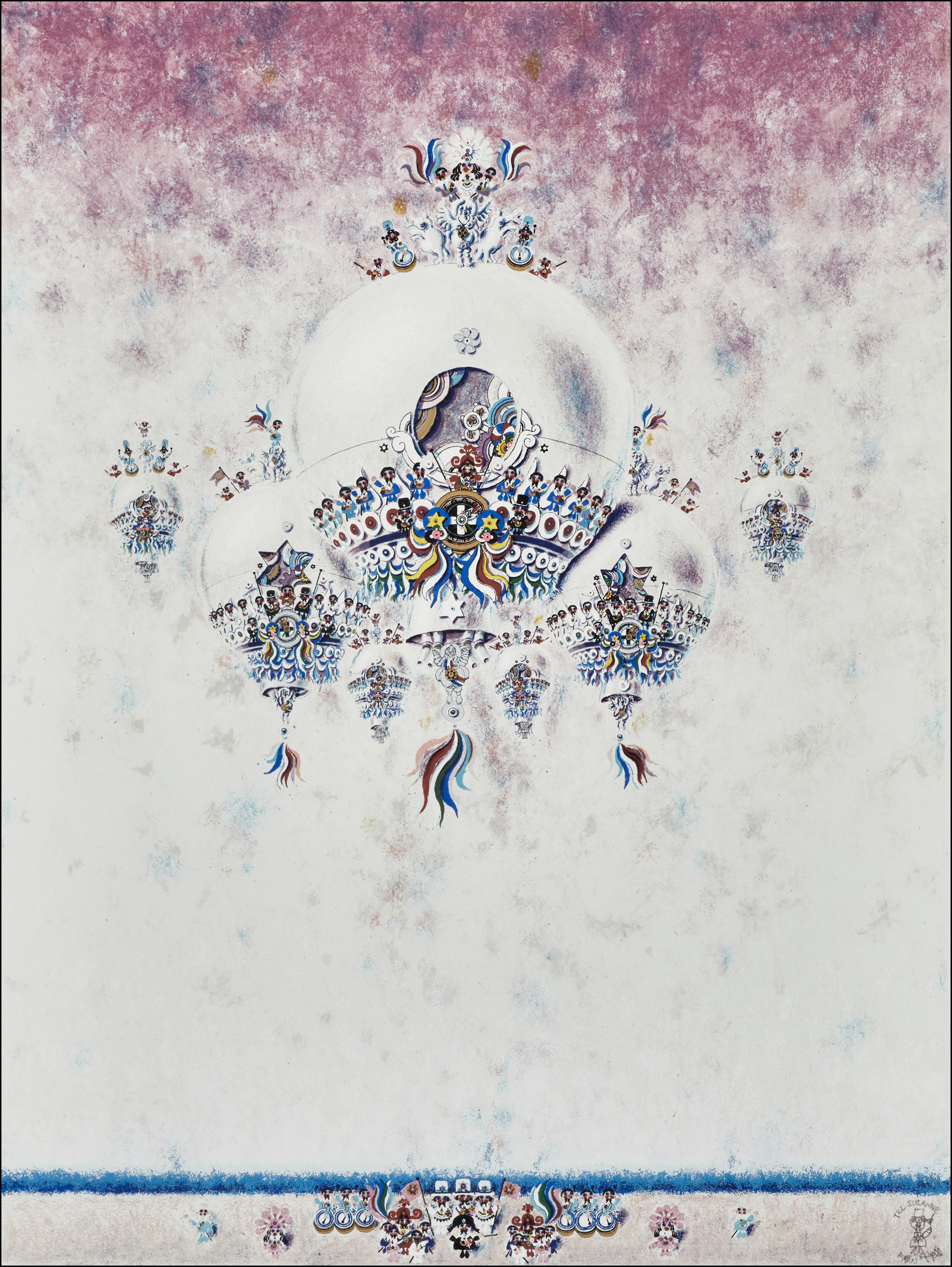 KJELL SÖRENSEN-RINGI (1939-2010), Luftballongen, signerad och numrerad 52/190, färglitografi.