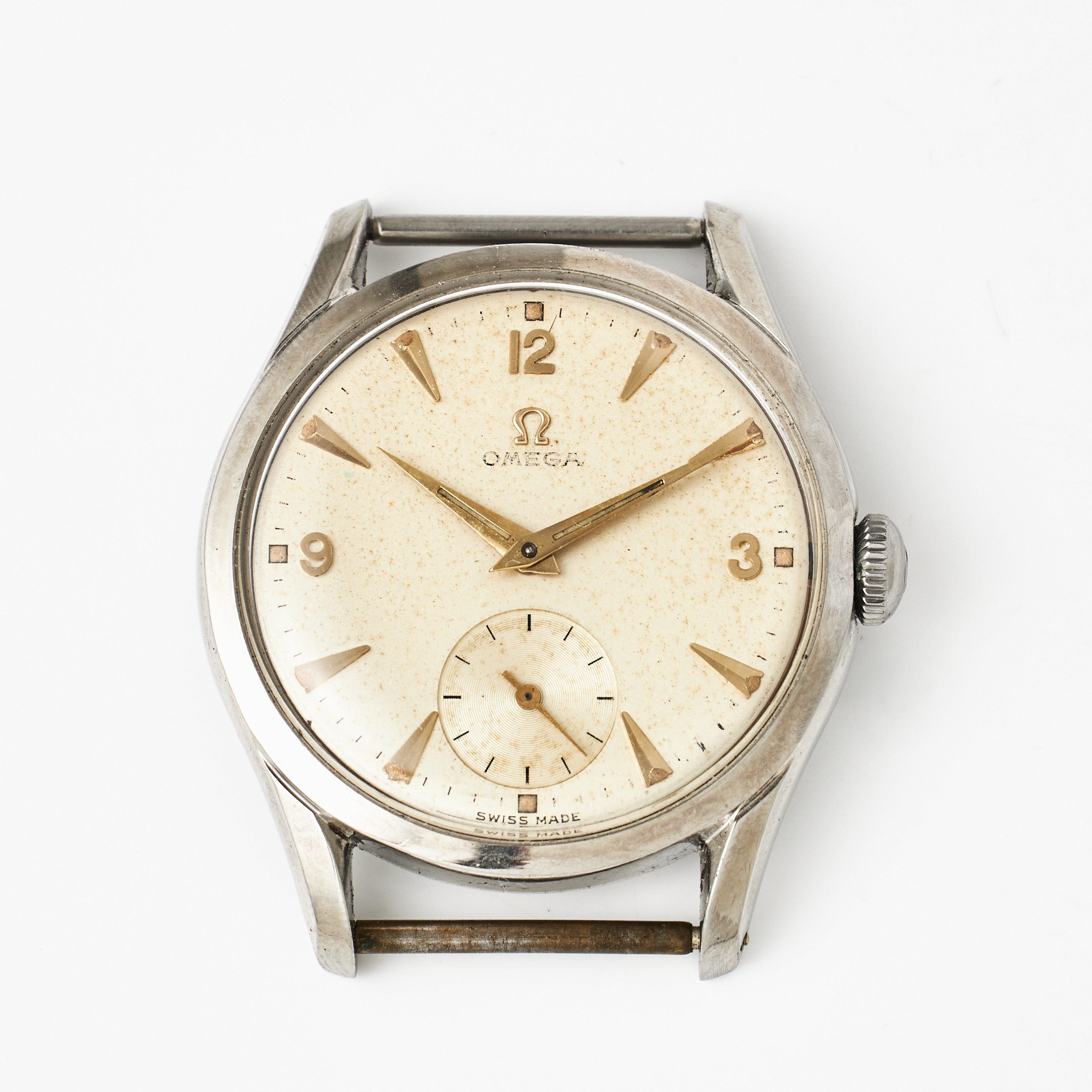 OMEGA, armbandsur, 36 mm, stål (Staybrite), ca 1952.