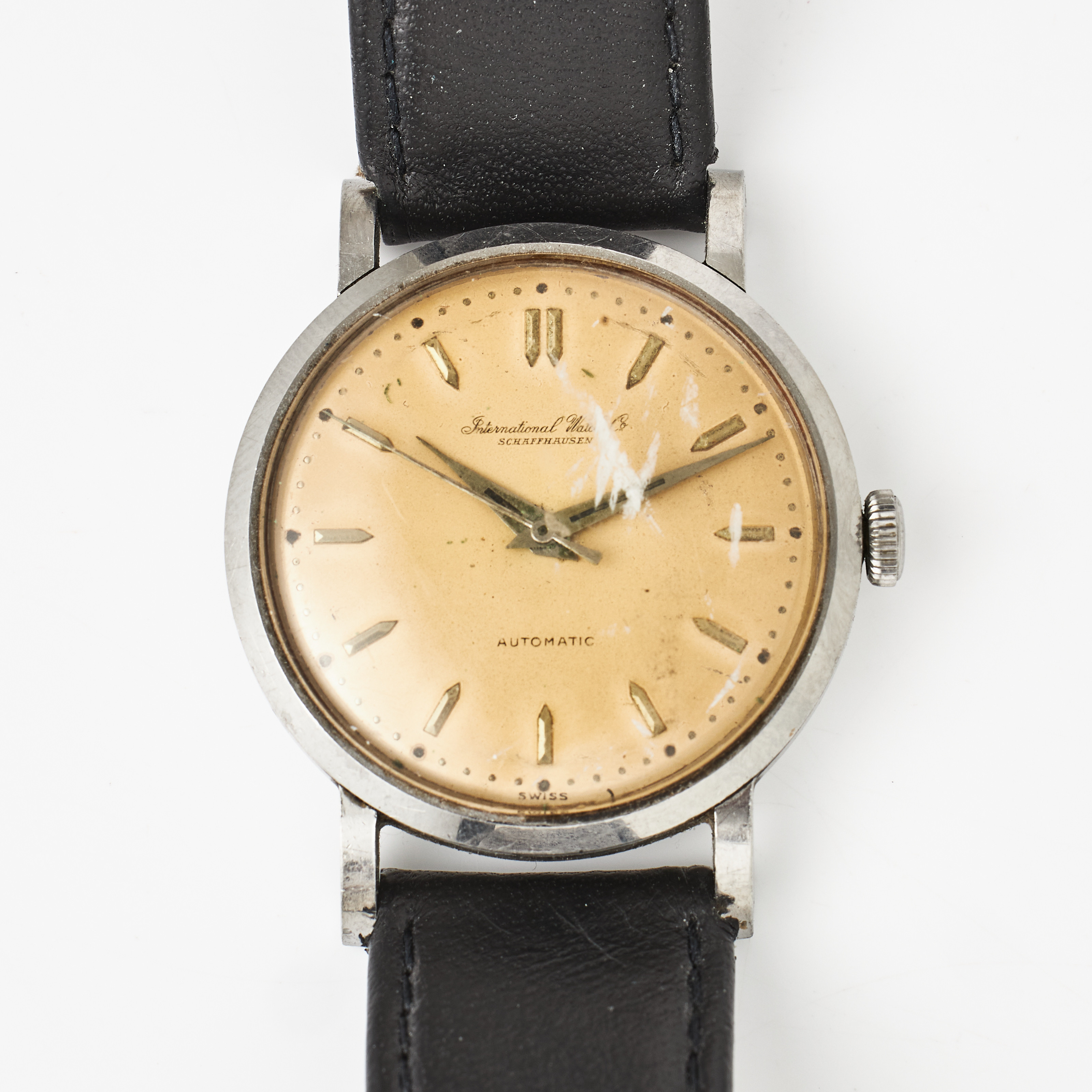 IWC, Schaffhausen, armbandsur, 35 mm, stål, ca 1953.