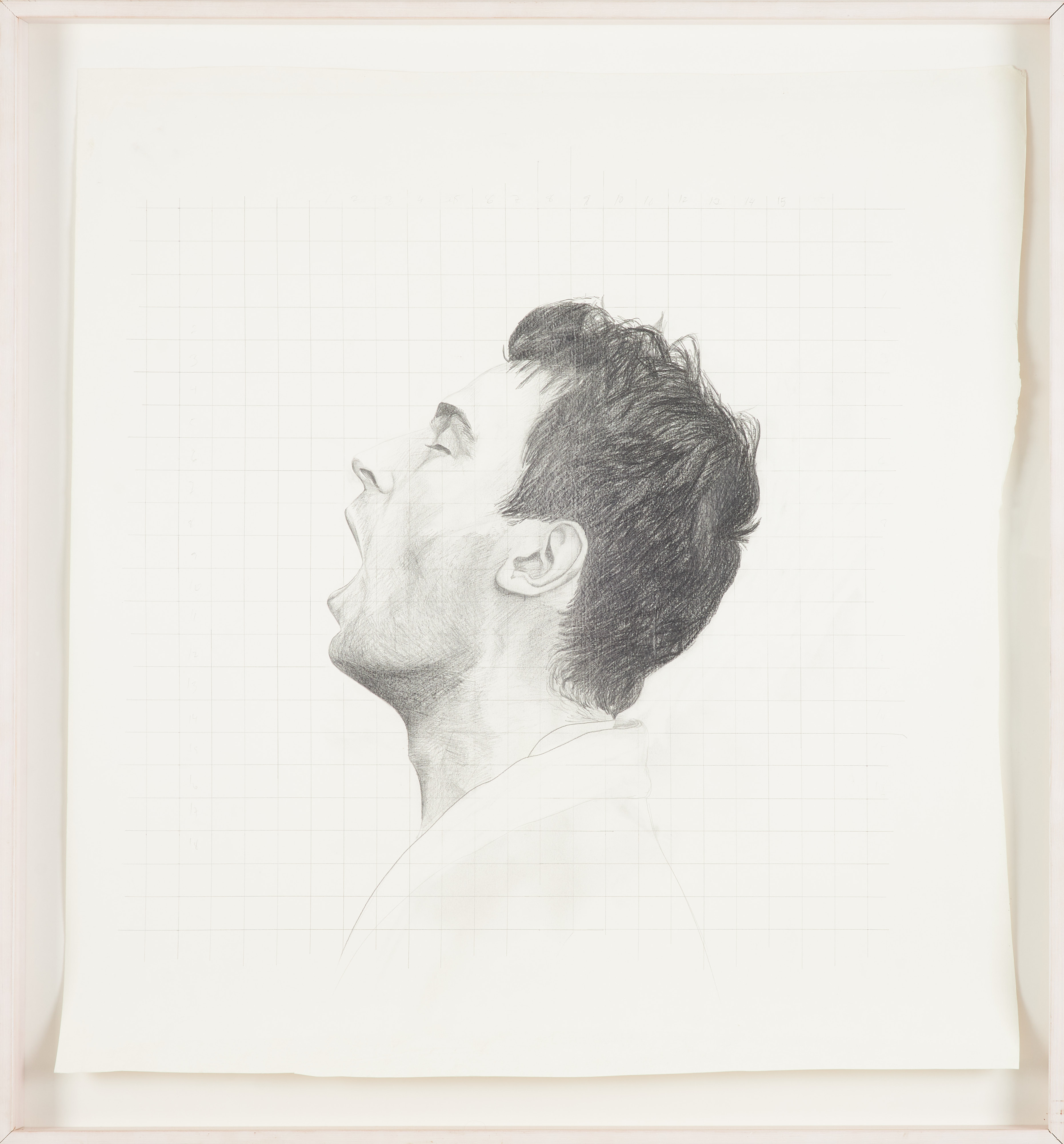 MARTIN GUSTAVSSON. "Close your eyes and count to ten", blyerts på papper, 1993.