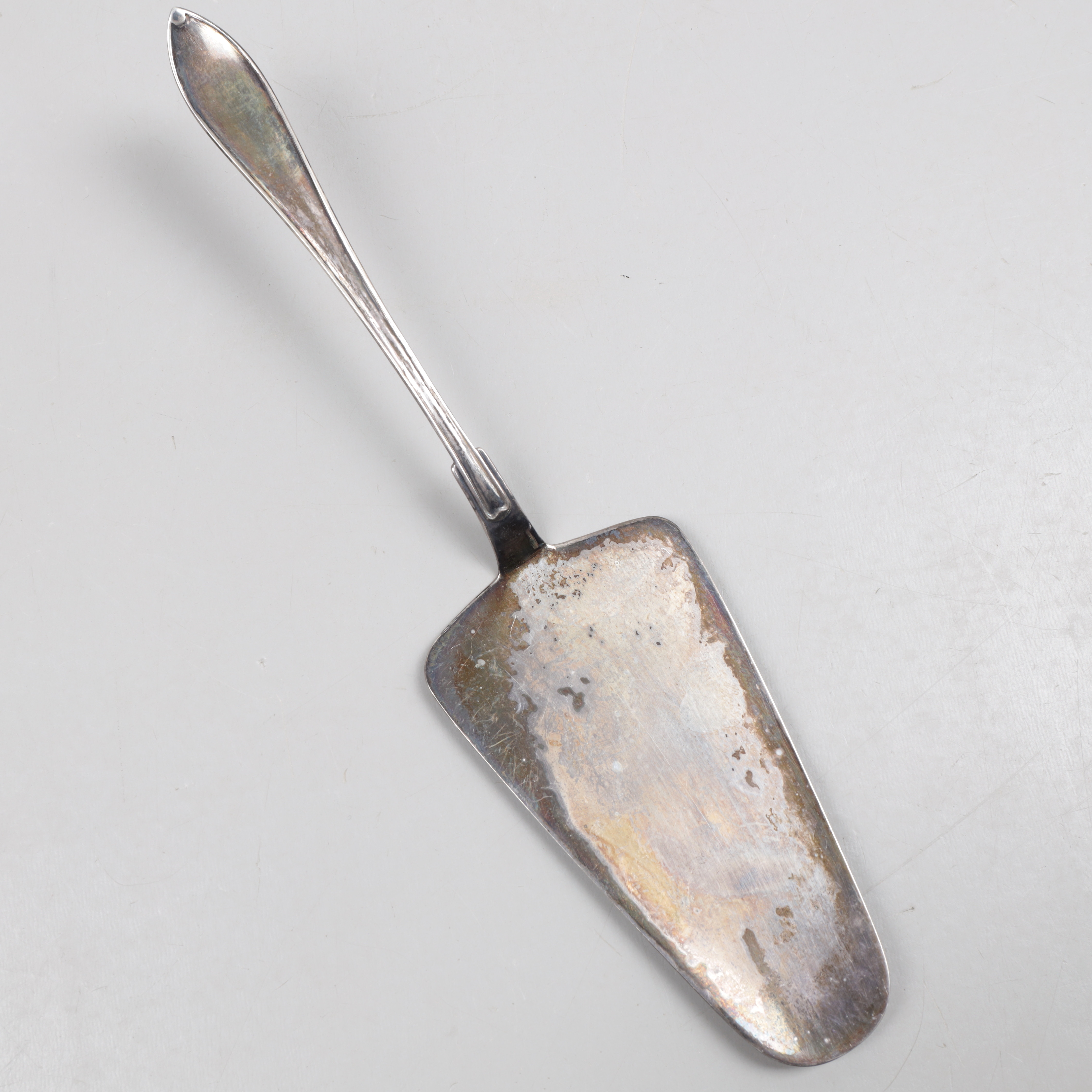 TÅRTSPADE, silver, "Svensk Spetsig", GAB, Stockholm 1895, vikt 62 gram.