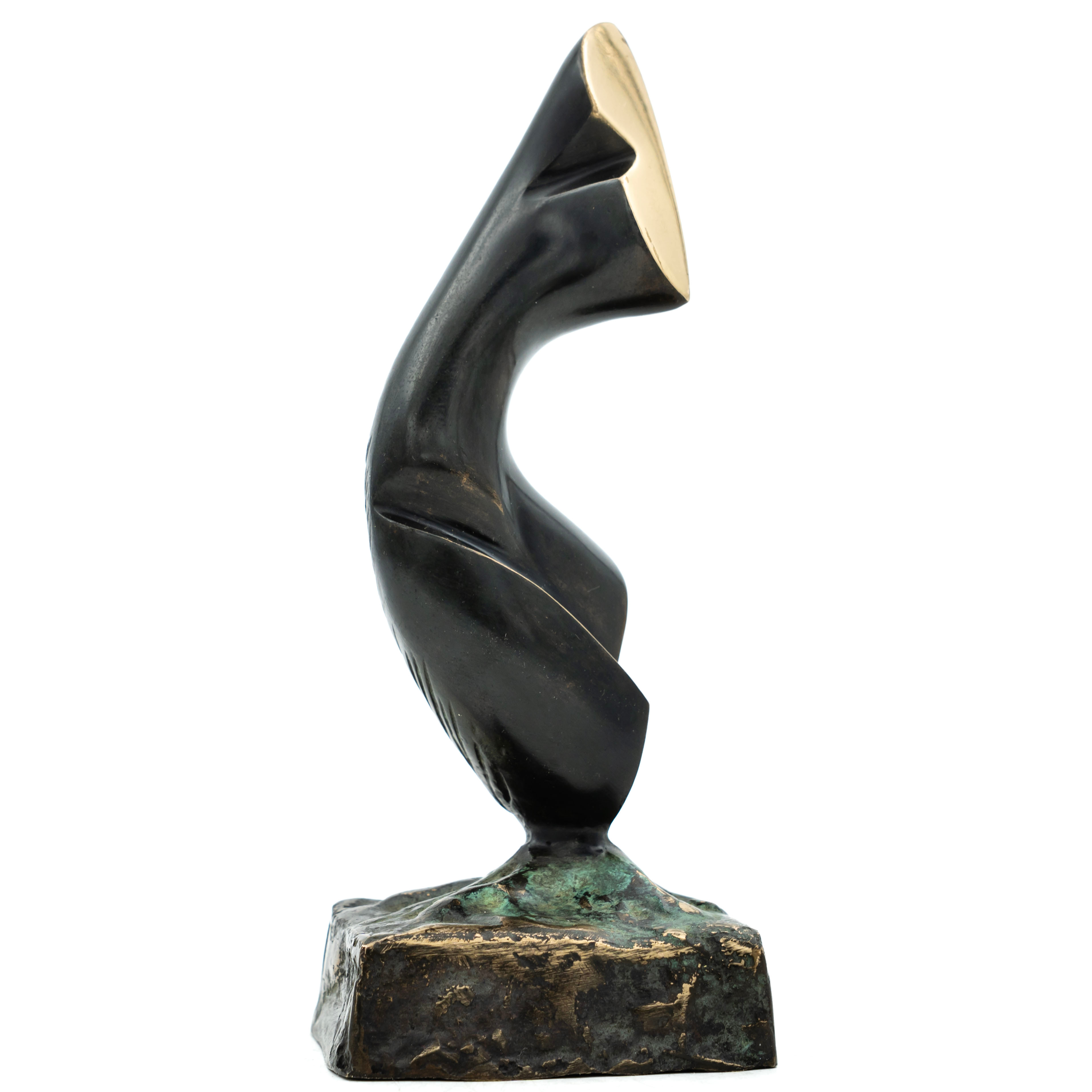 STAN WYS. (Stanislaw Wysotski), Skulptur, Kvinnotorso, Brons.