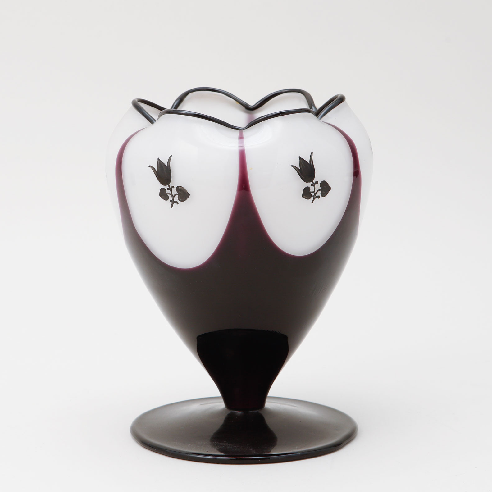 DAGOBERT PECHE. Vas, glas, Lötz, Österrike.