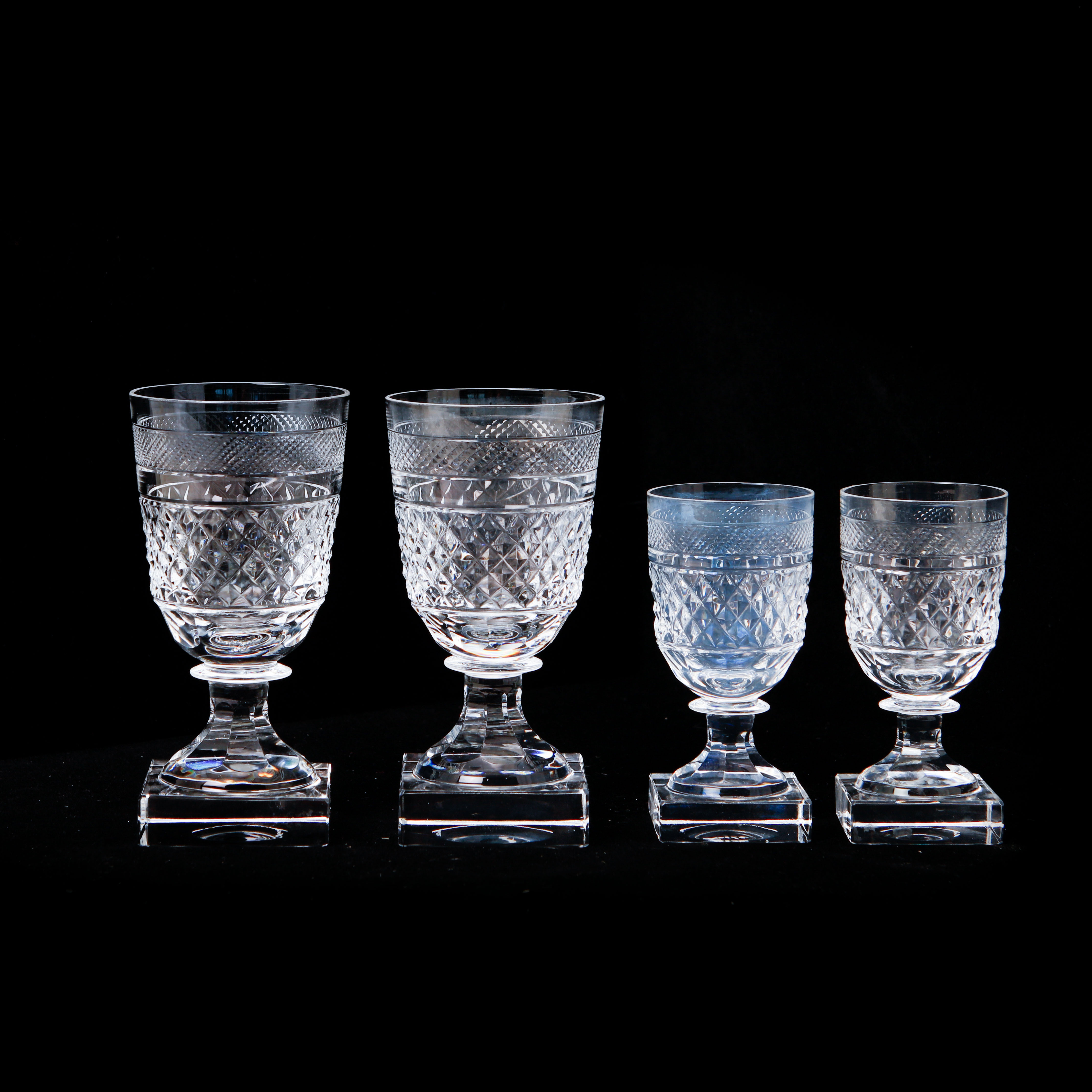 ELIS BERGH. Glasservis, 22 delar, "Kent", Kosta.