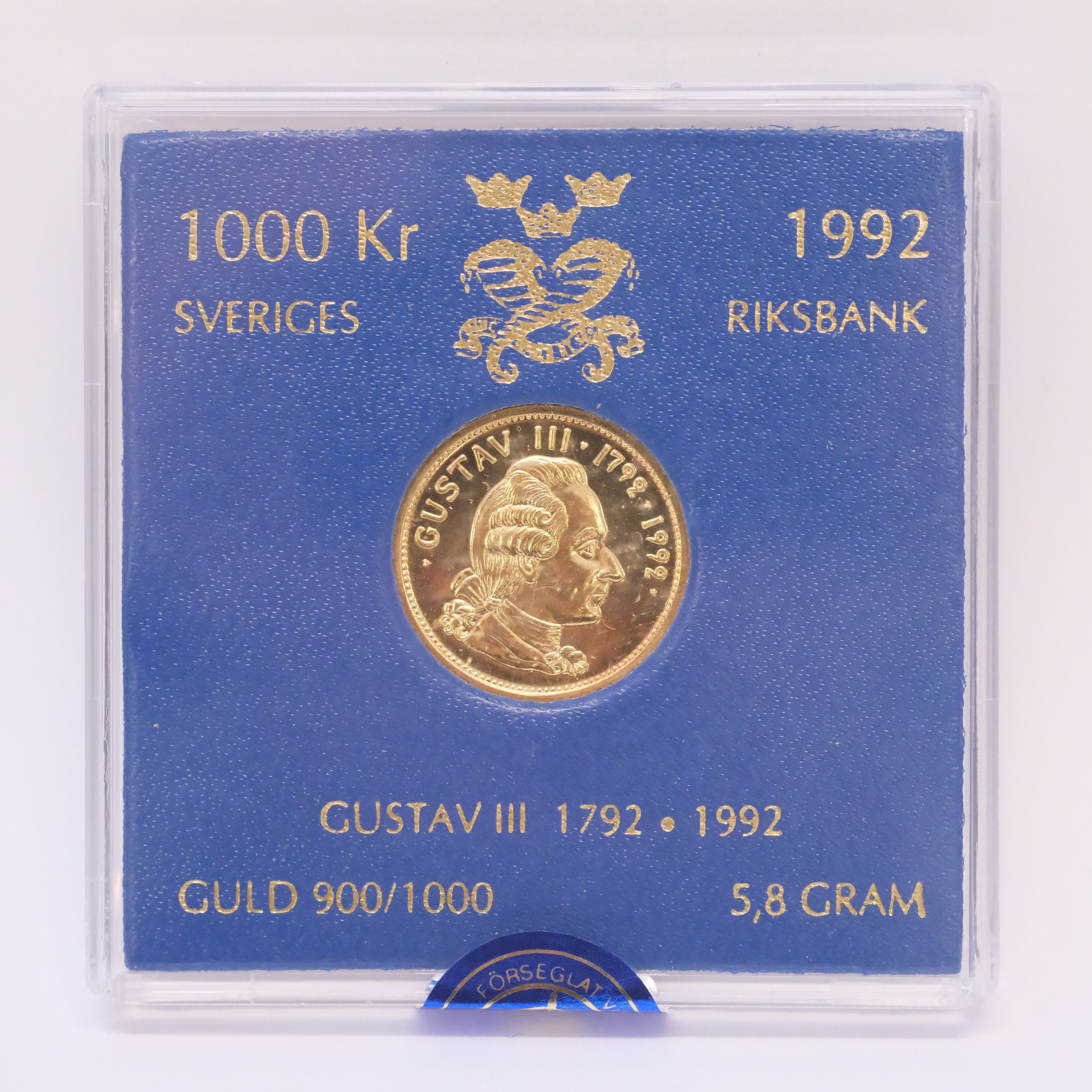 GULDMYNT, 21.6 K, 1000 KR.
