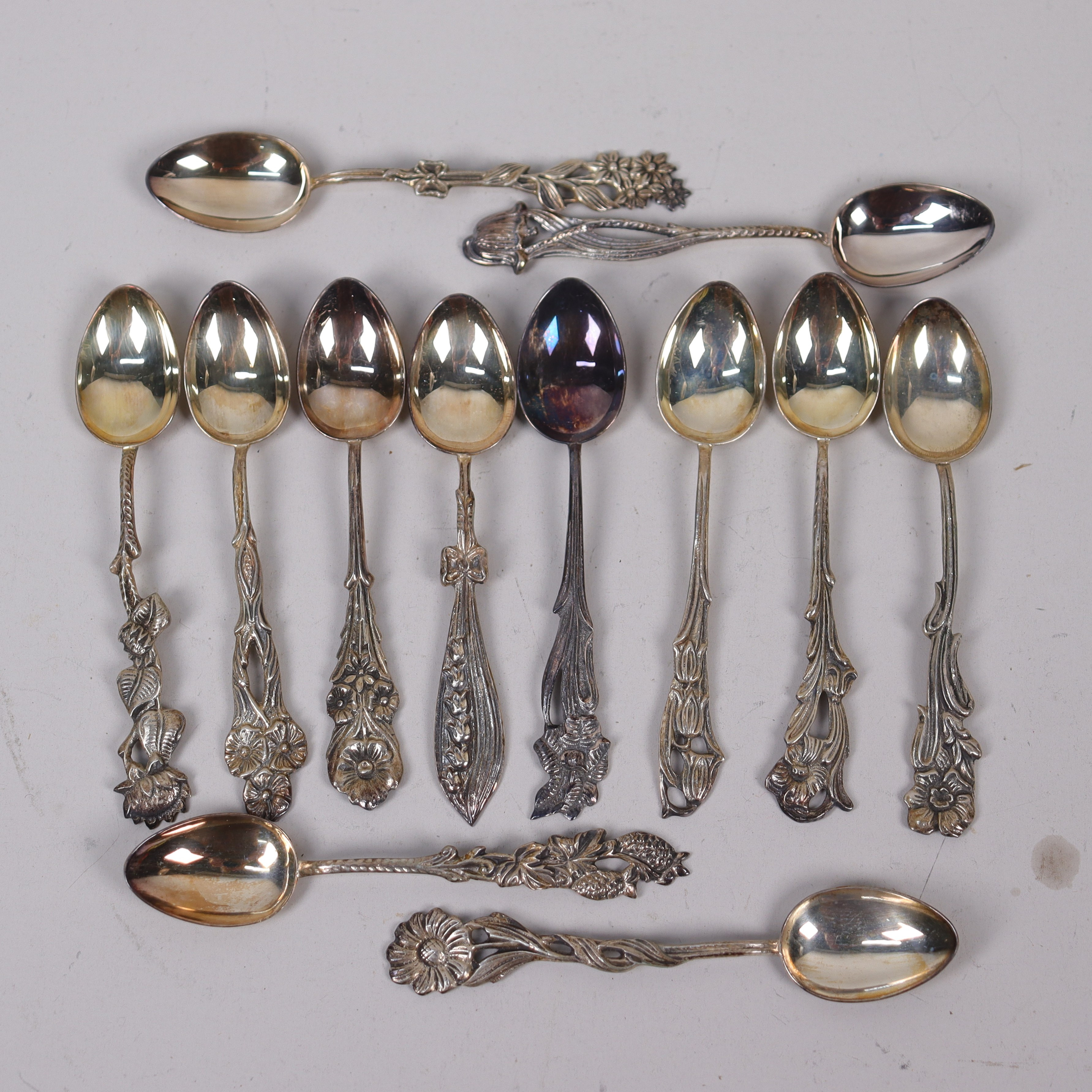SILVER, teskedar, 12 st.