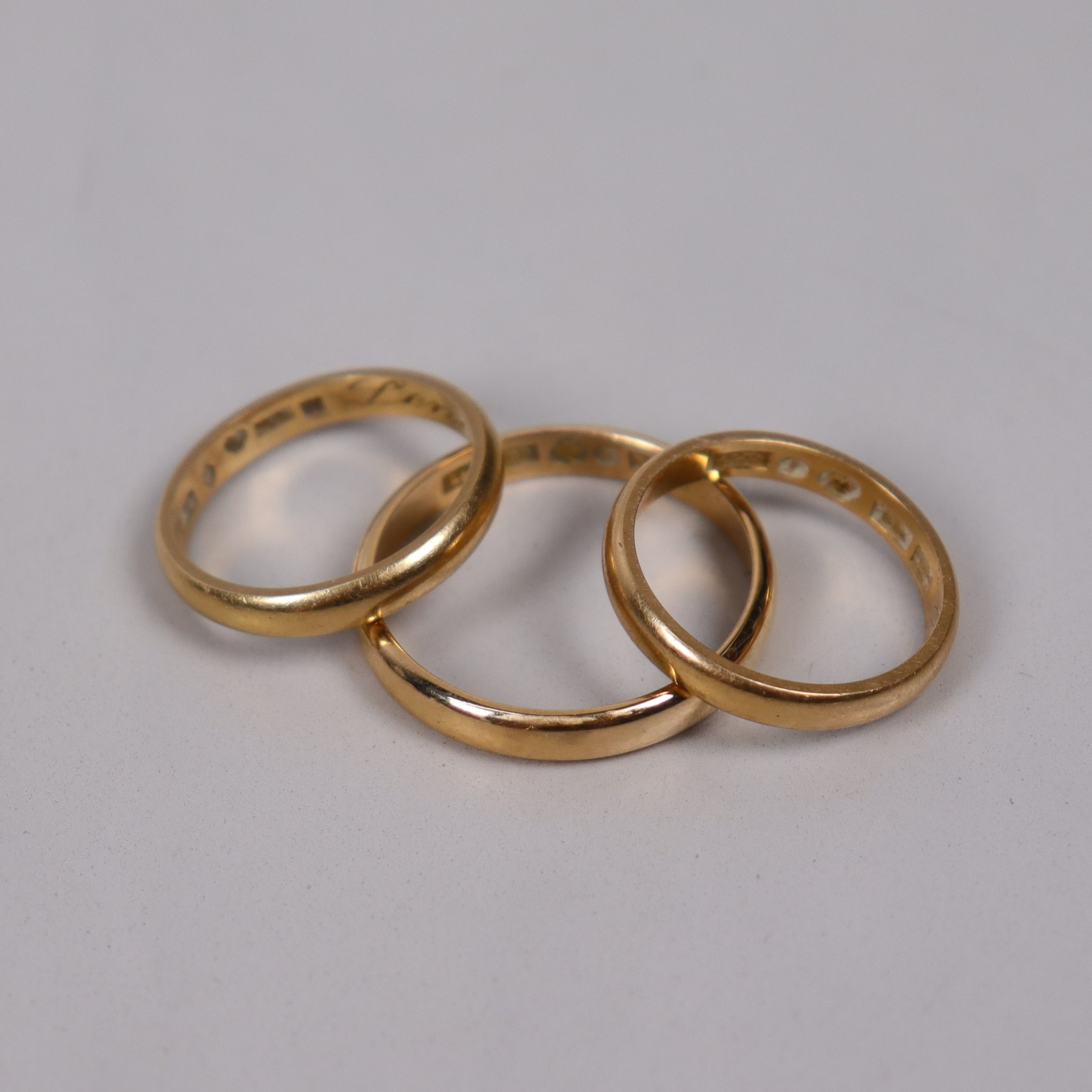 RINGAR, 18k guld, 3 st.