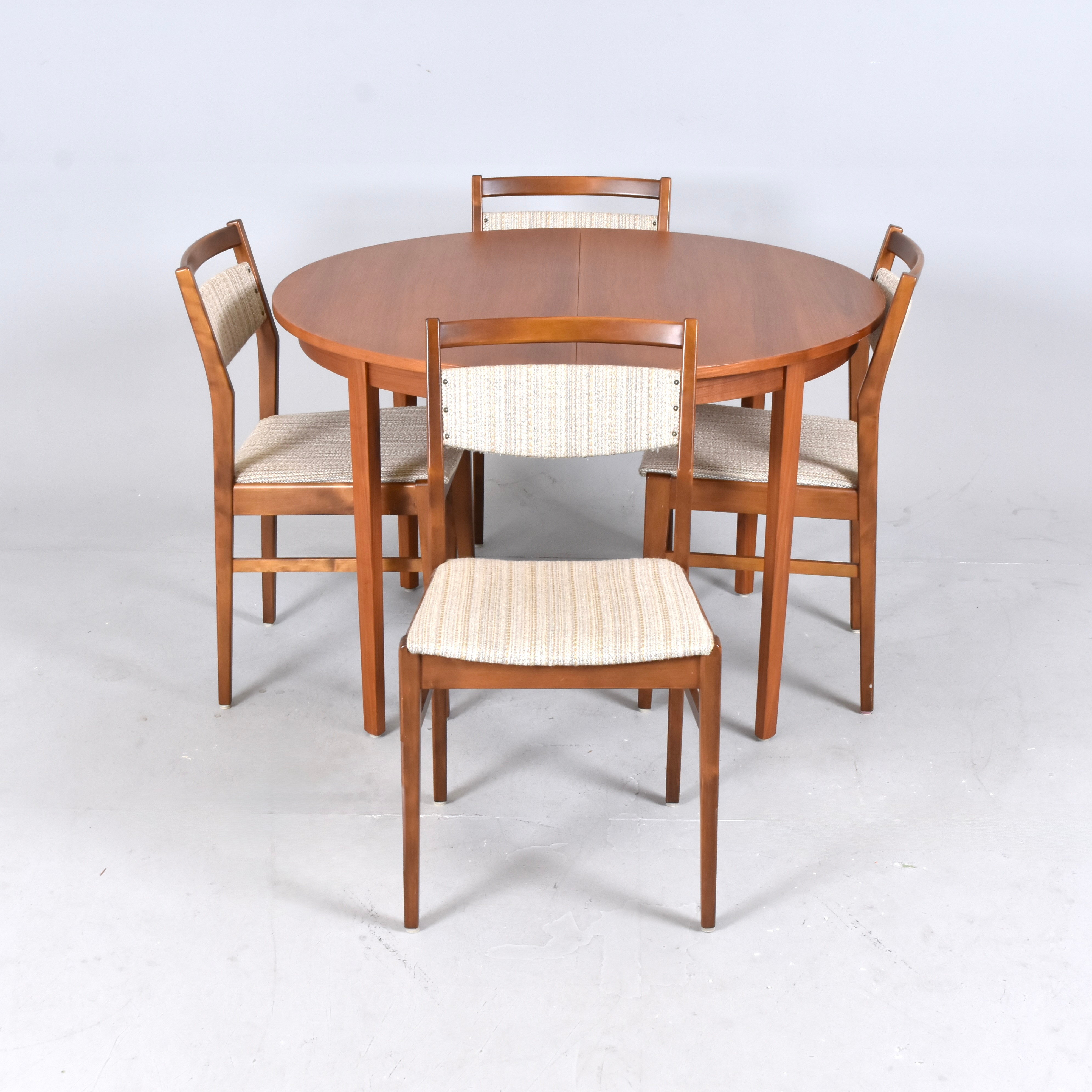 MATSALSGRUPP, teak, 5-delar, 1950/60-tal.