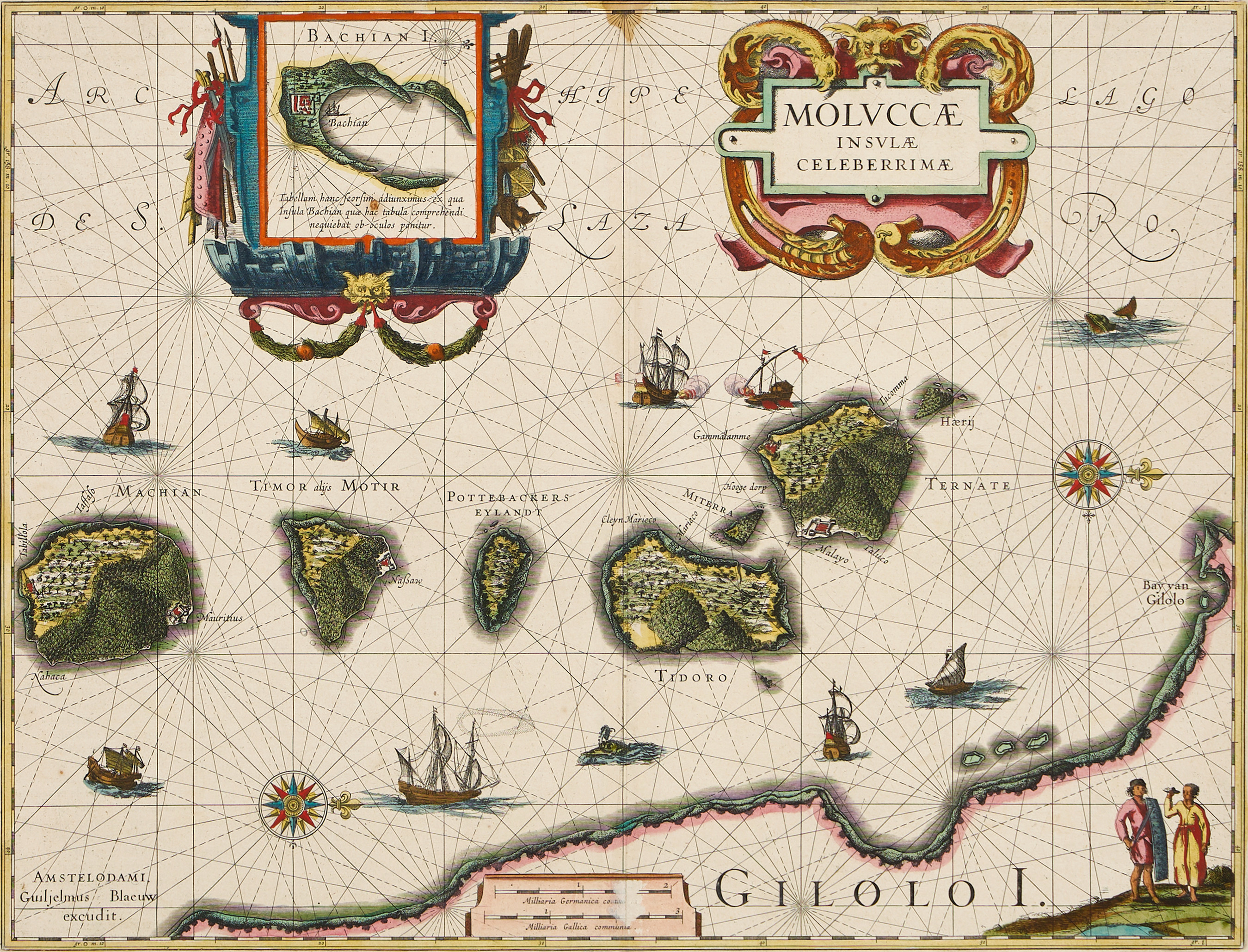 BLAEU, Moluccæ Insulæ Celeberrimæ, 1635-1638.