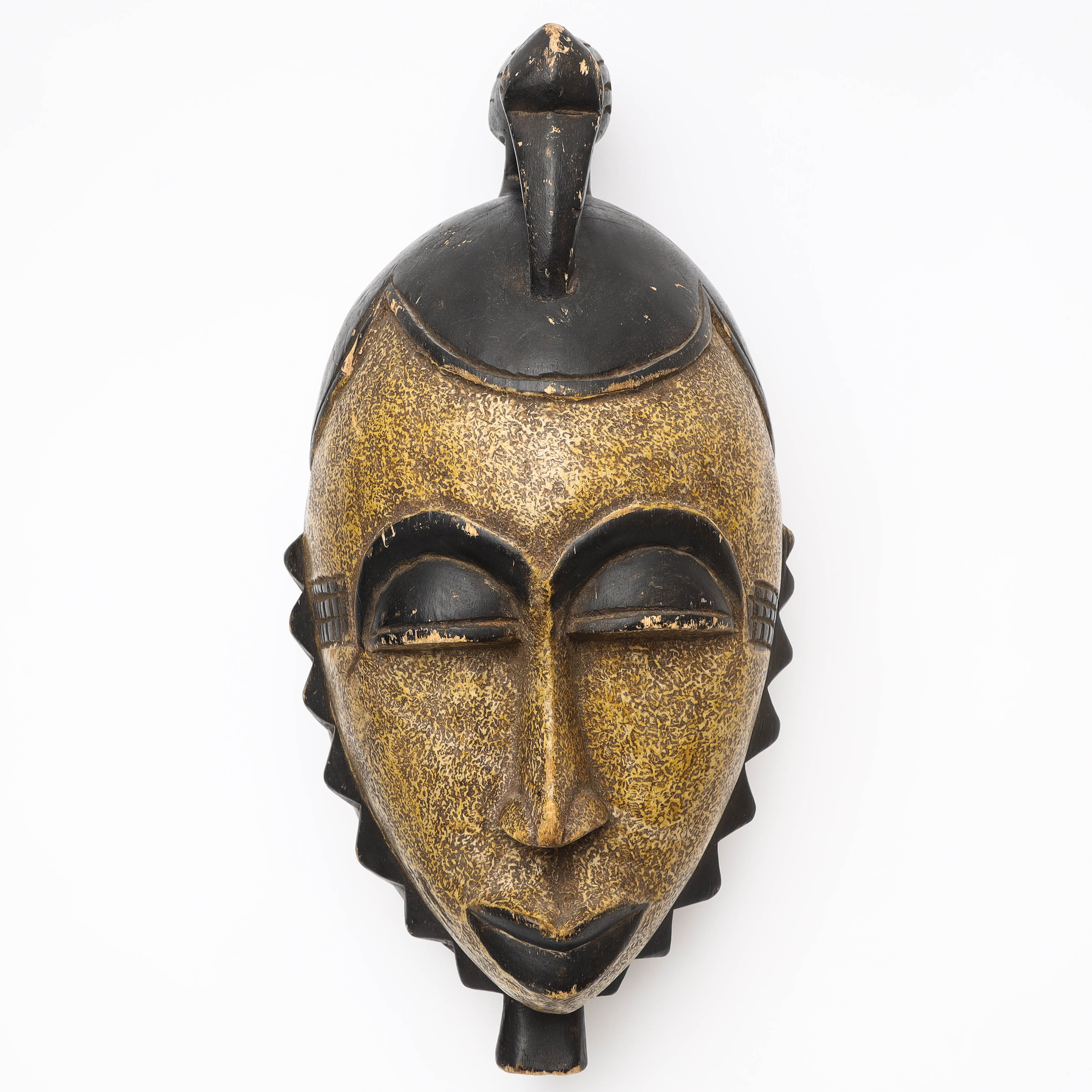 MASK. trä, Afrika.