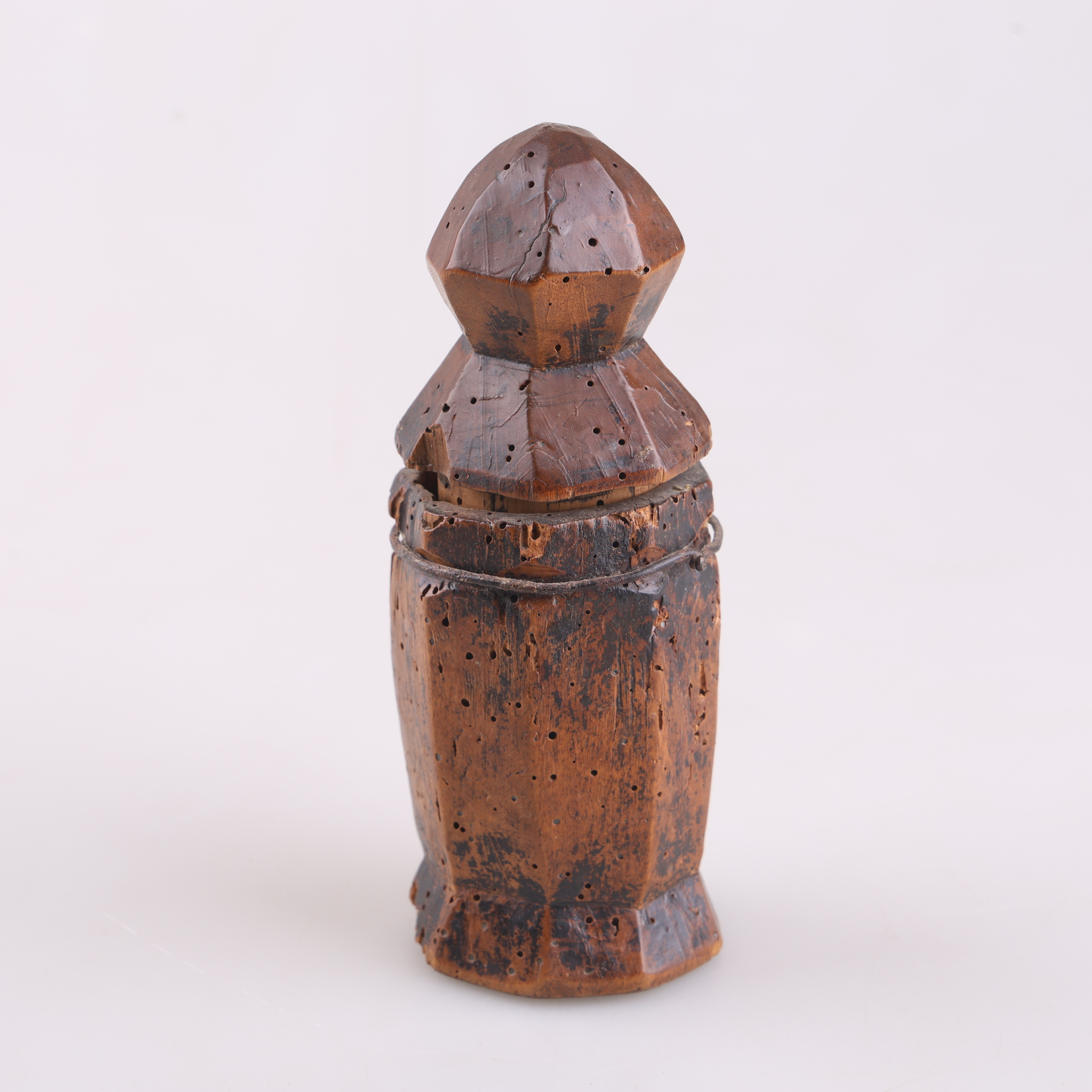 MORTEL & STÖT, allmoge, trä, 17/1800-tal.