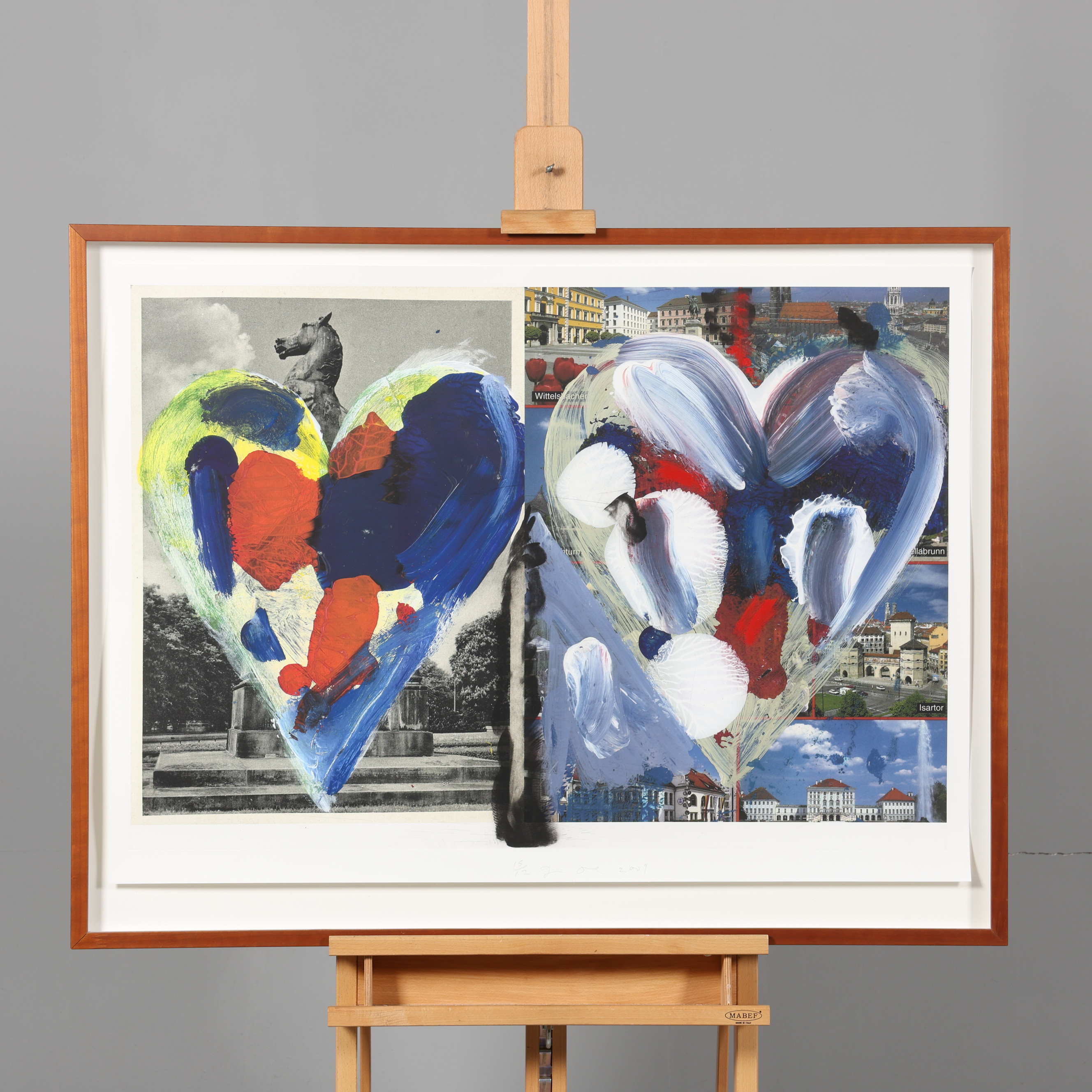 JIM DINE. LITOGRAFI, signerad, numrerad 15/17, daterad 2009.