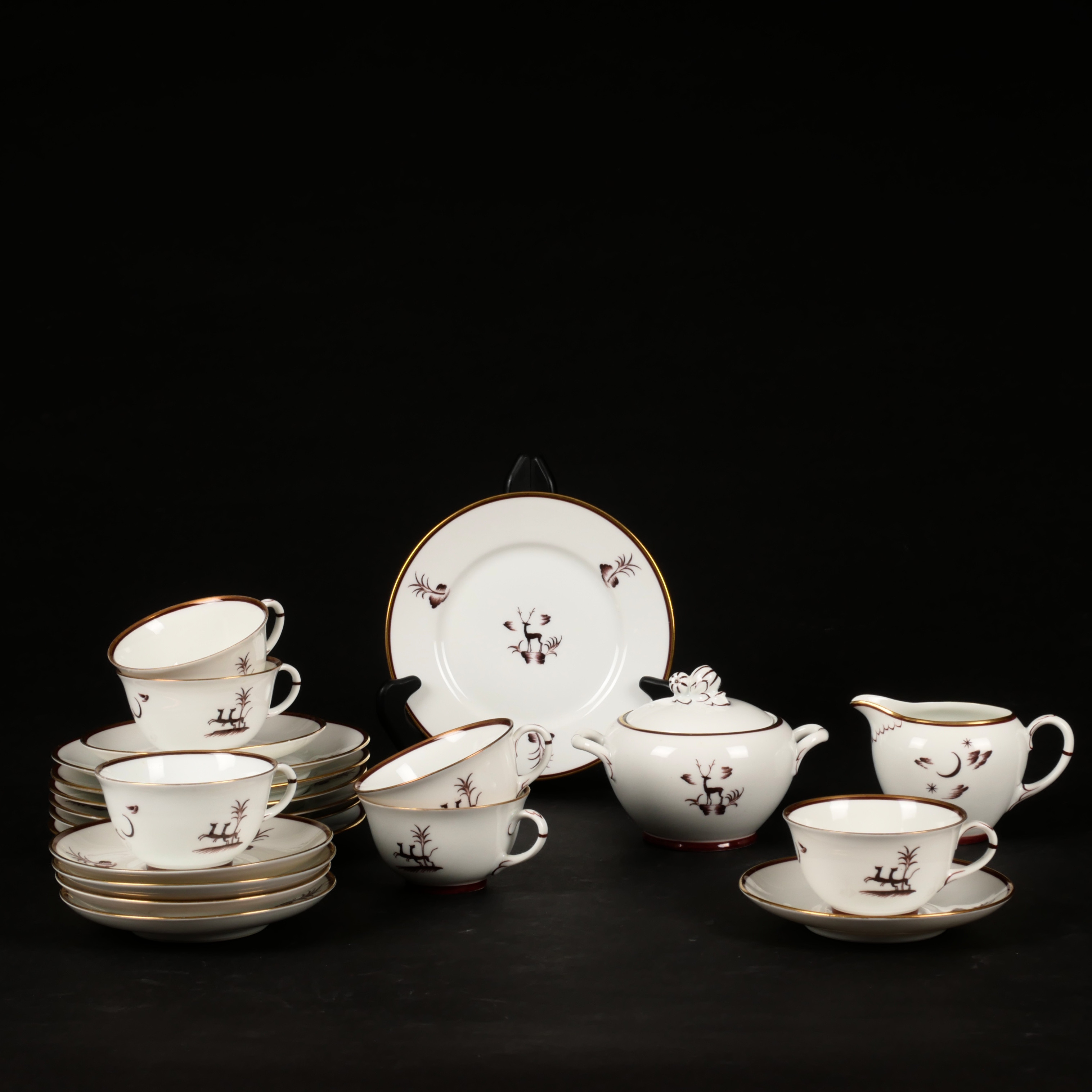 KAFFESERVIS, 21 st, "Diana", Einar Forseth, ALP Lidköping, porslin.