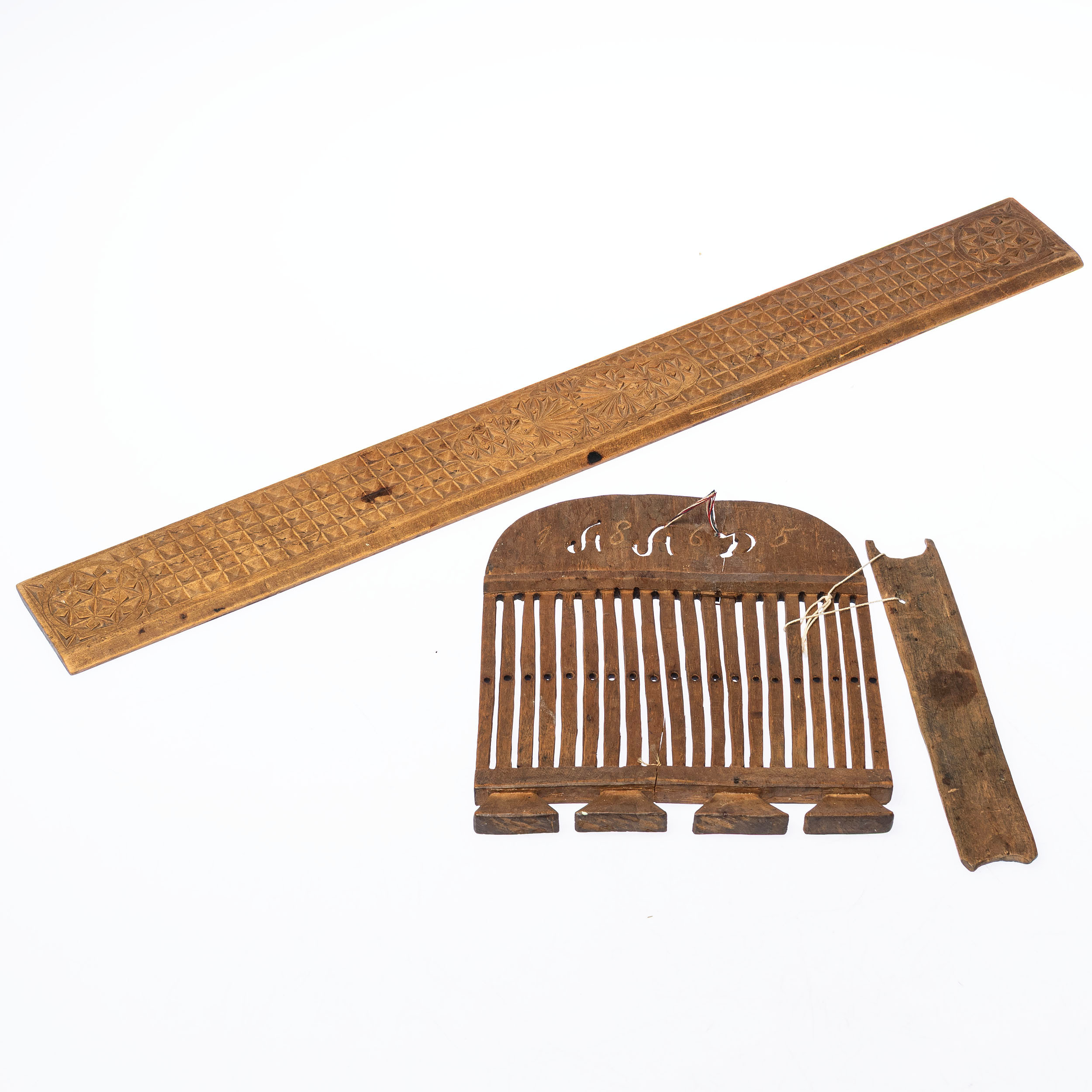 ALLMOGE, 2 delar b.la bandsked, 1800 - tal.