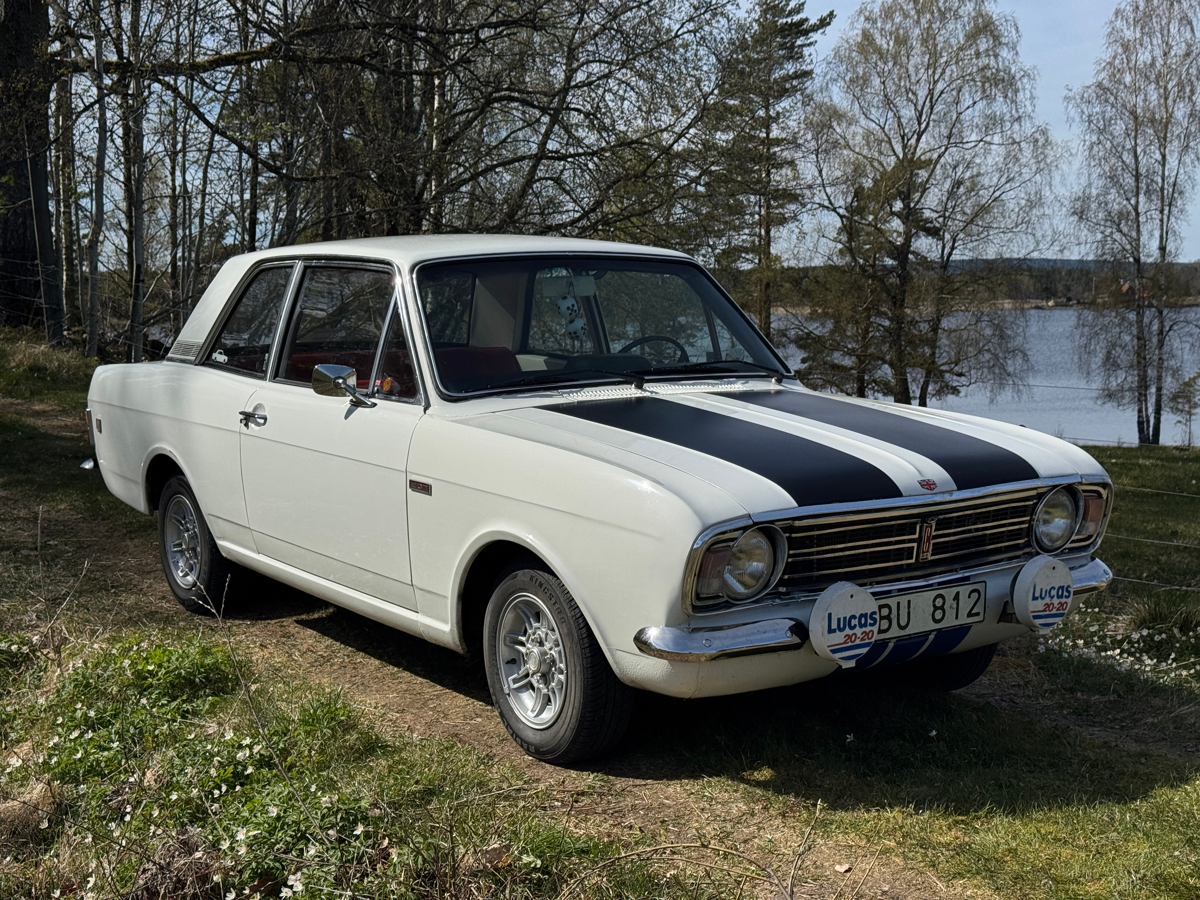 FORD CORTINA 1600 GT, 1968, England.