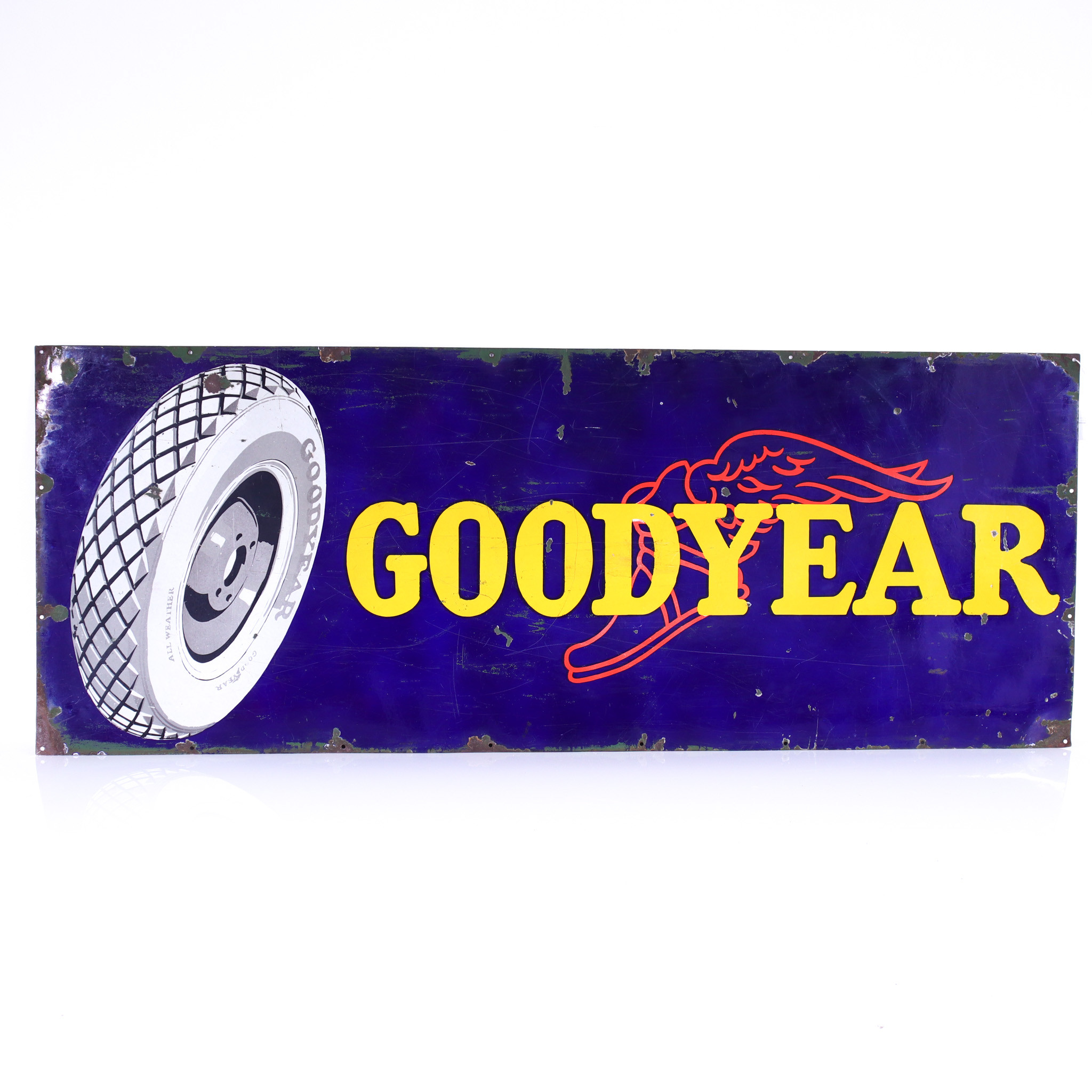 GOODYEAR, emaljskylt, 1930/40-tal.