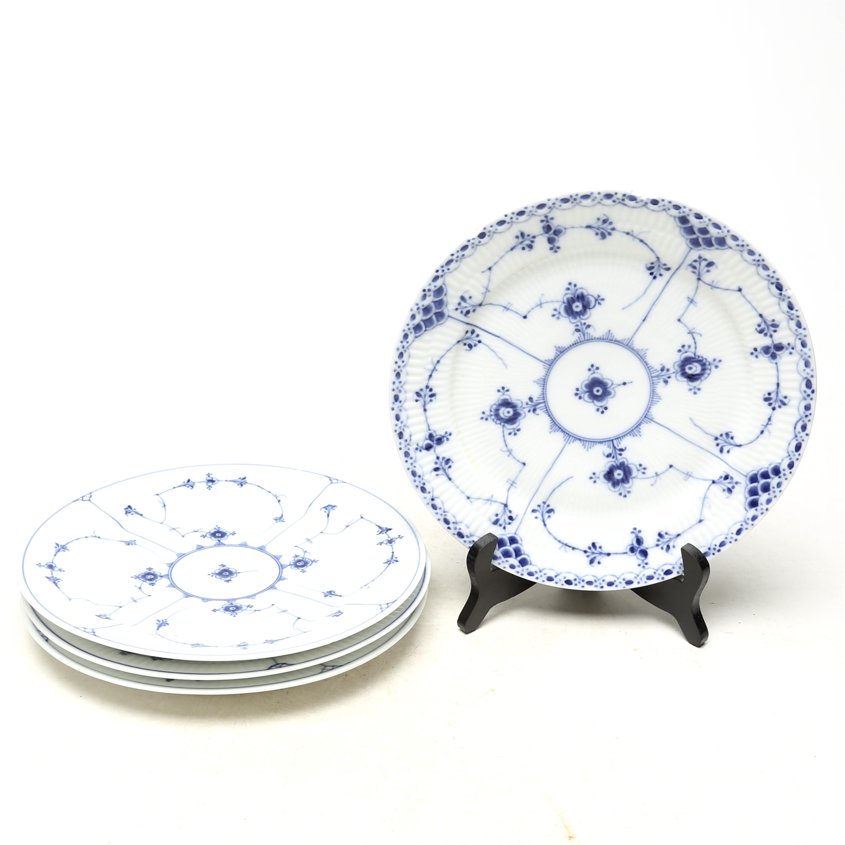 MATTALLRIKAR, 4 st, porslin, olika sorter, Kunglig Dansk.