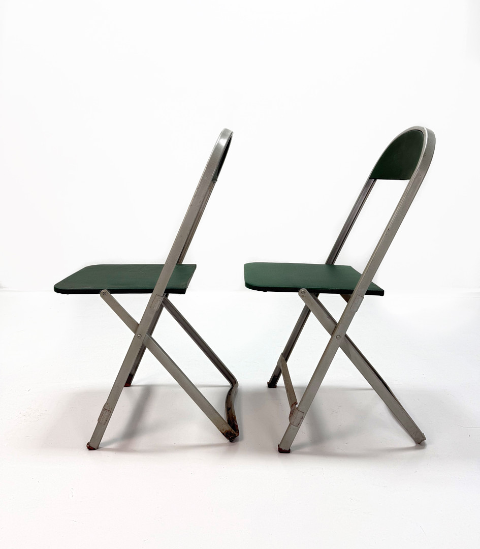 FÄLLSTOLAR, 2 st, "All Sitt", Arne Sjöström, Kommanditbolag, Gävle, 1900-talets andra hälft.