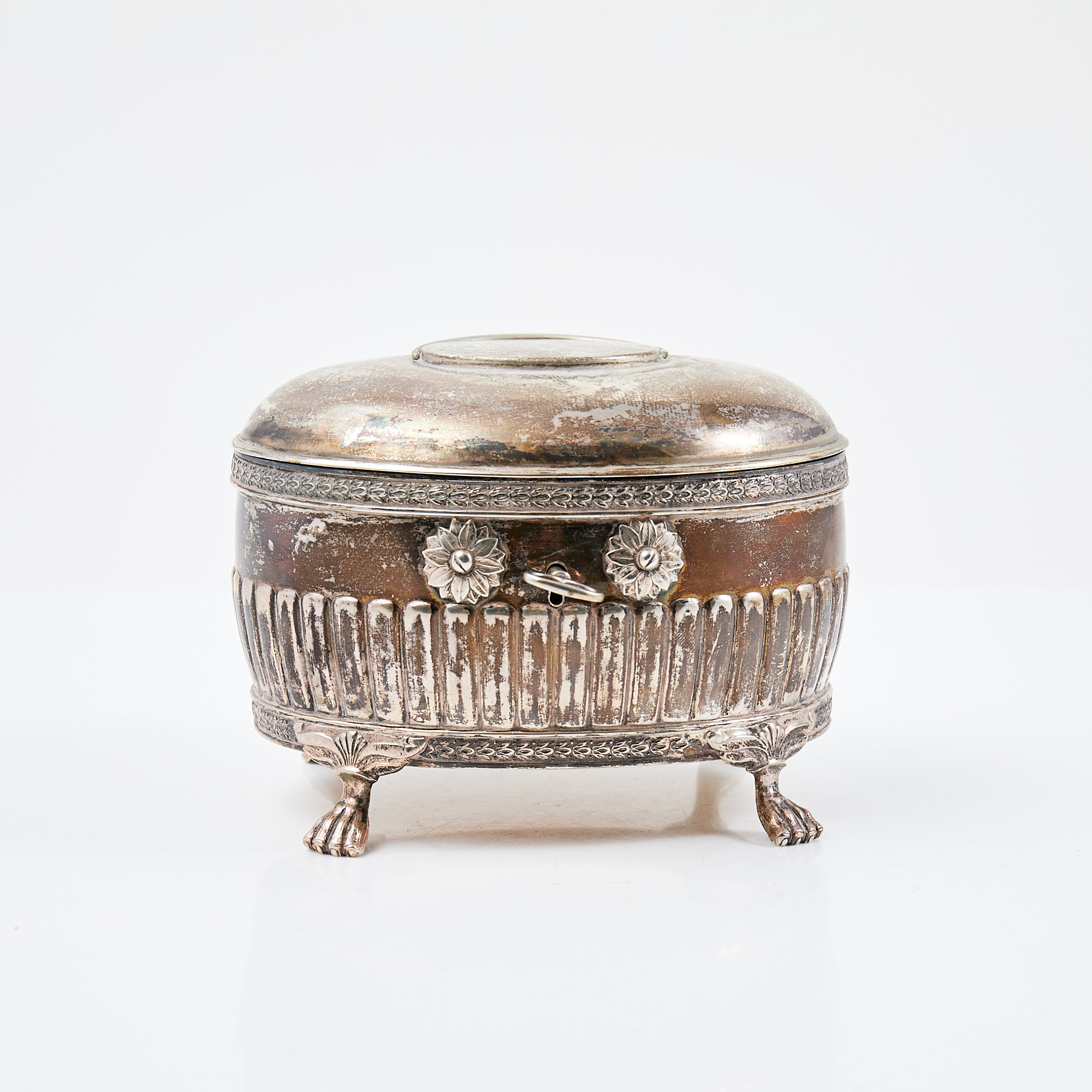 SOCKERSKÅL, silver, Carl Fredrik Carlman, Stockholm, 1919, empirestil.
