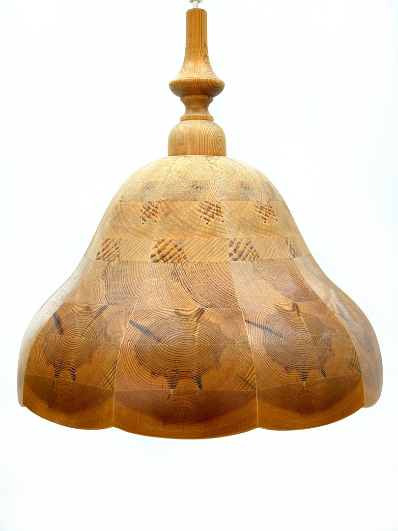 TAKLAMPA - Trä 1970 tal - Sweden design.