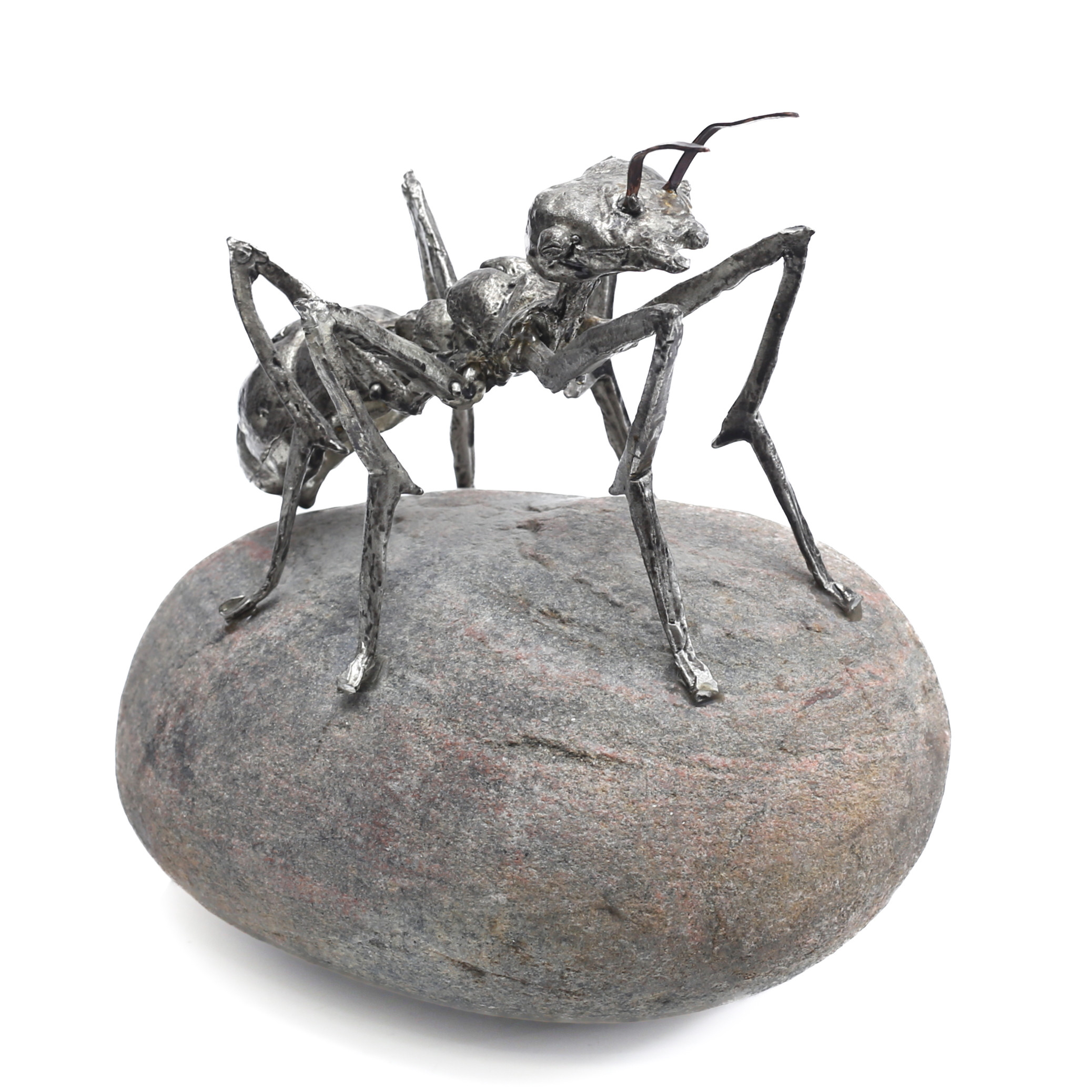 HENRY GUSTAFSSON. Skulptur, "Myling", sten och tenn, signerad Harry G -06 BMG.