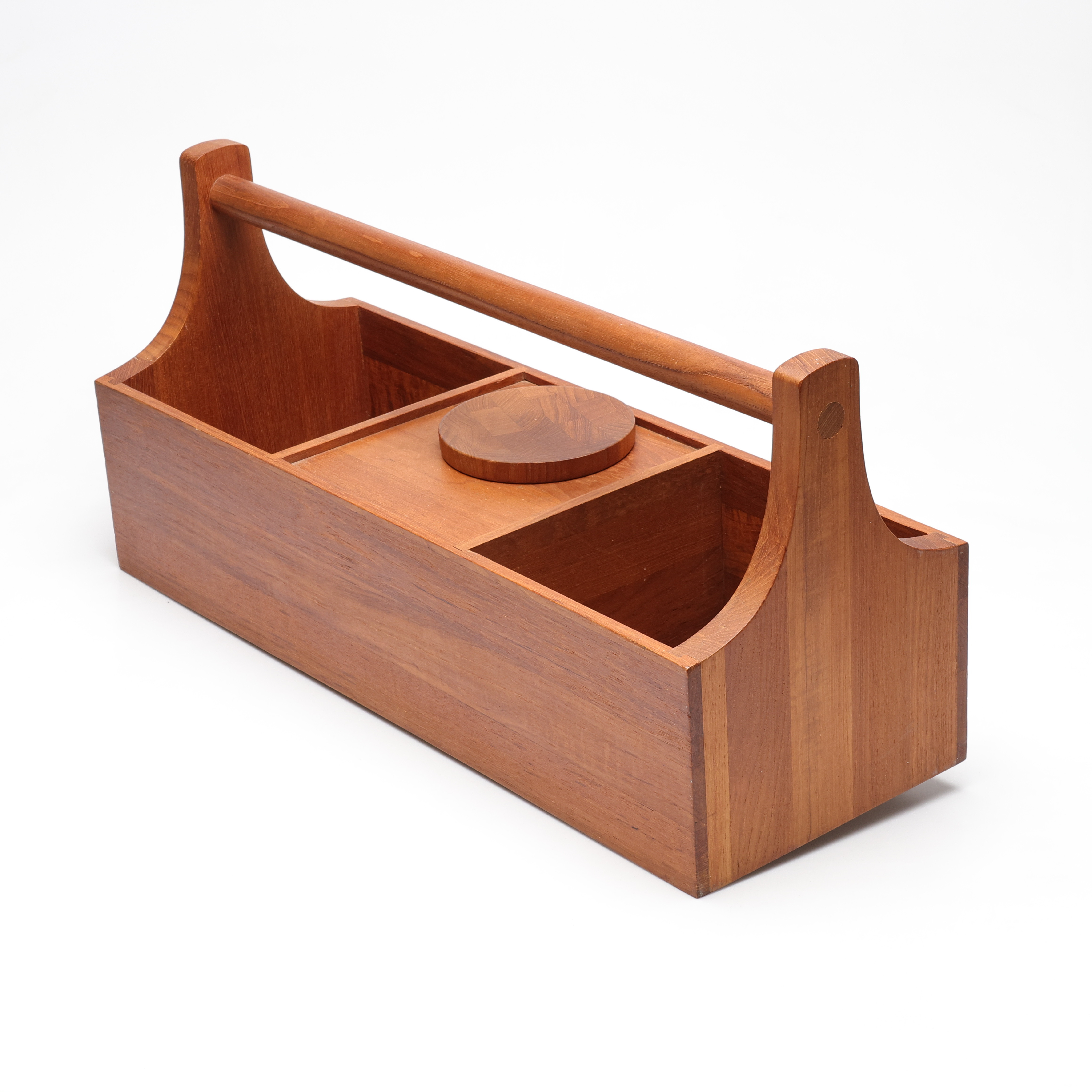 JENS QUISTGAARD. PICKNINLÅDA/VERKTYGSLÅDA, teak, Nissen, Danmark. 1960 tal.