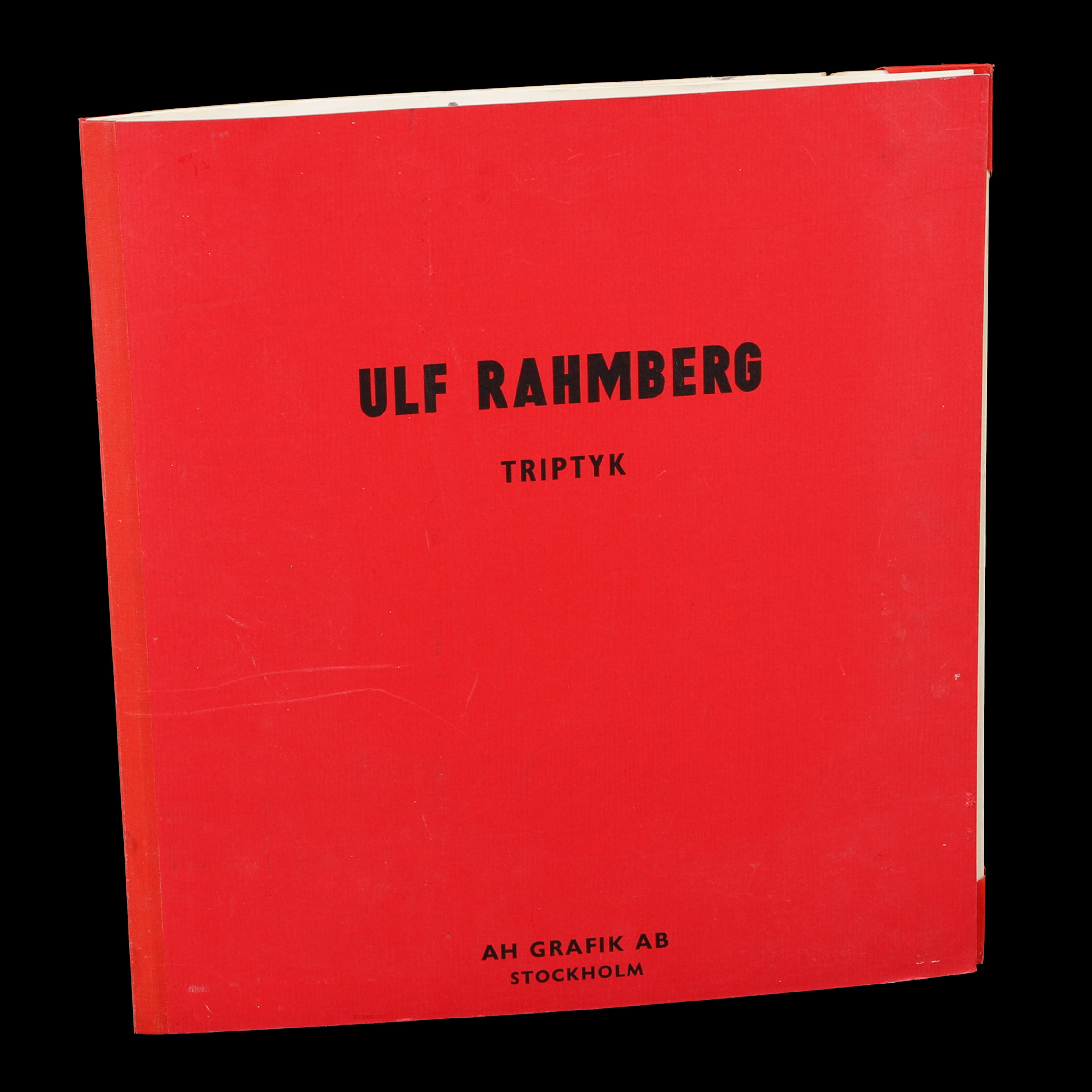 ULF RAHMBERG. Triptyk, numrerad 34/200 samt signerad.