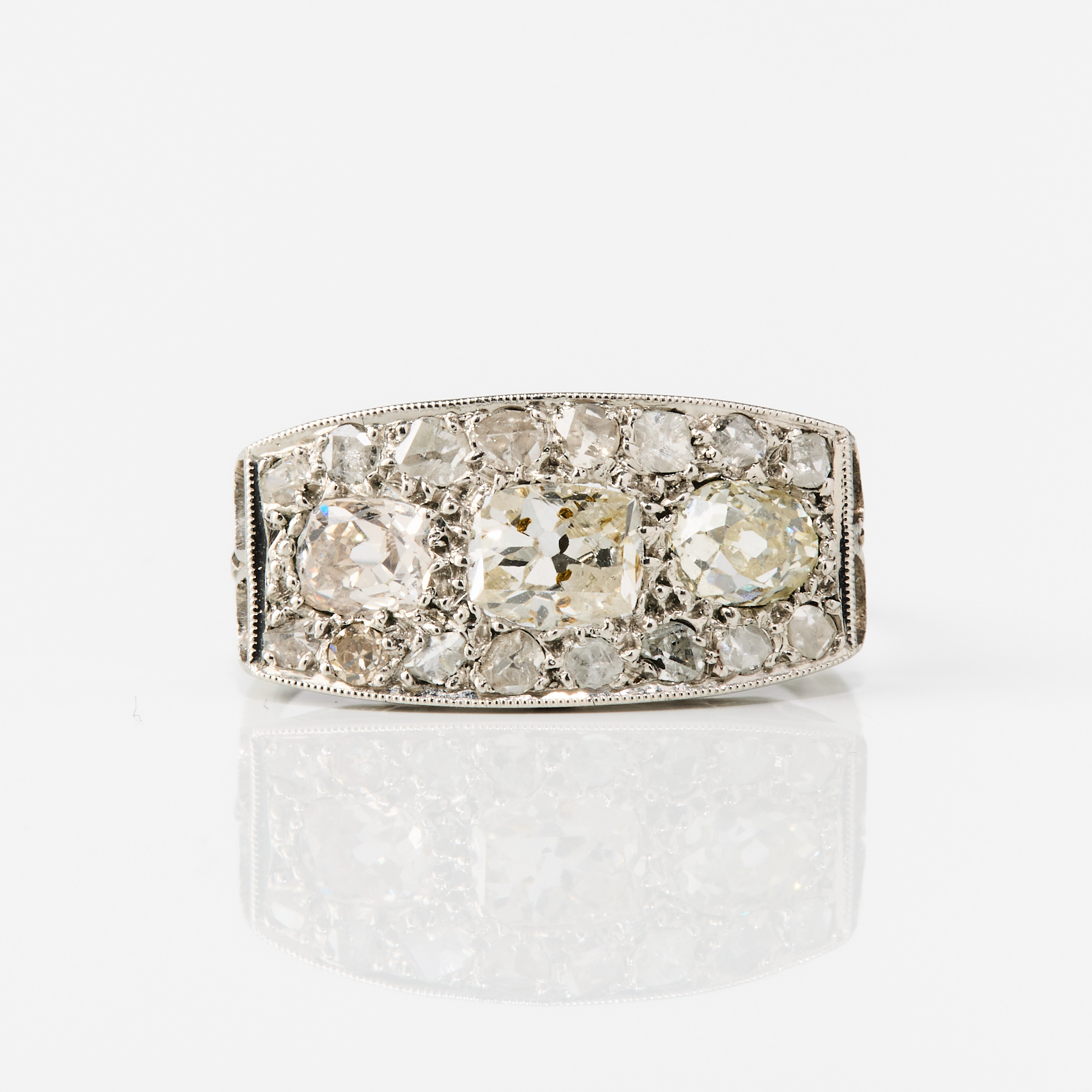RING, platina och diamanter, 1910-tal.