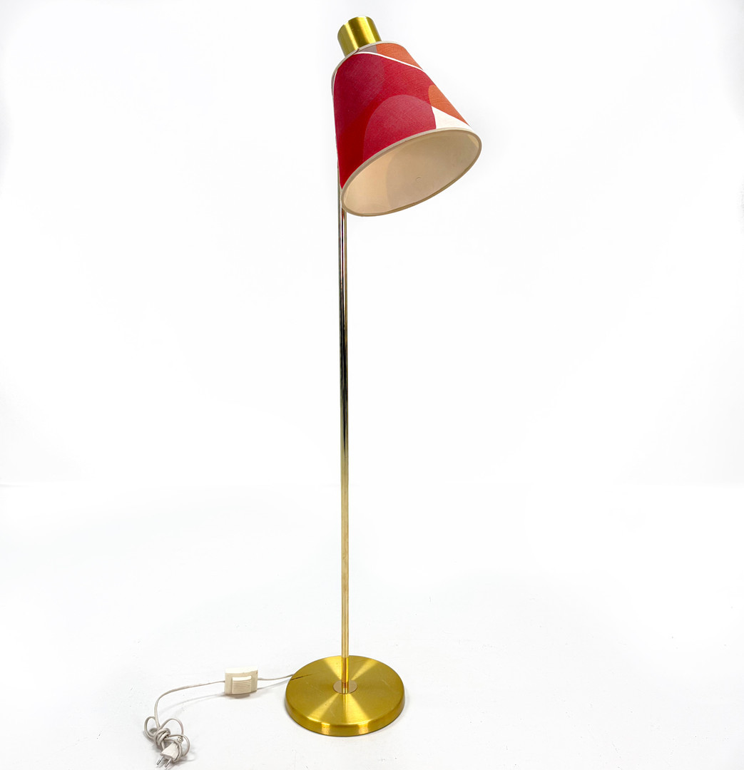 GOLVLAMPA, Belid, Gulmetall.