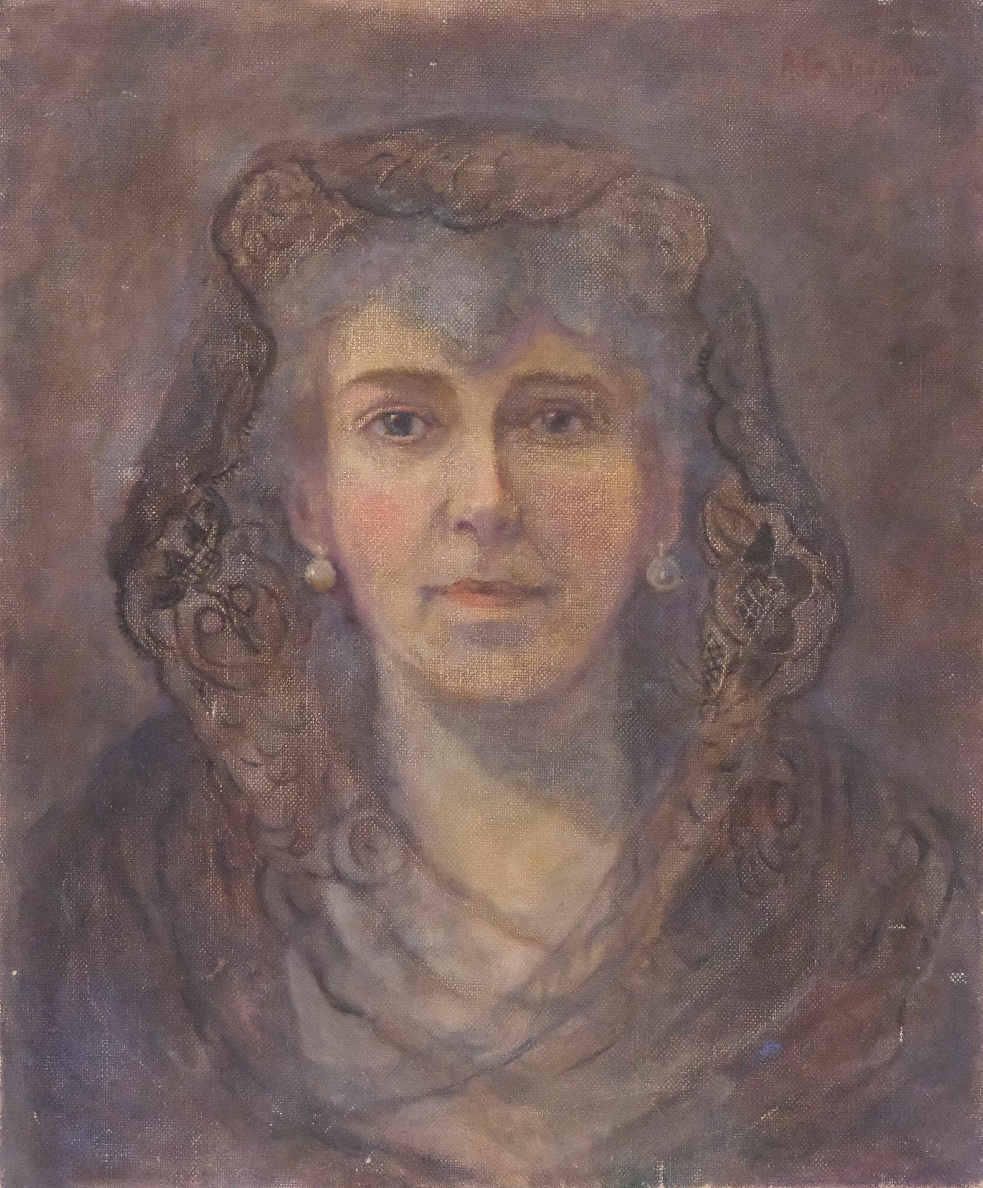 ASTRID FORSELL- GULLSTRAND. OLJA PÅ DUK.