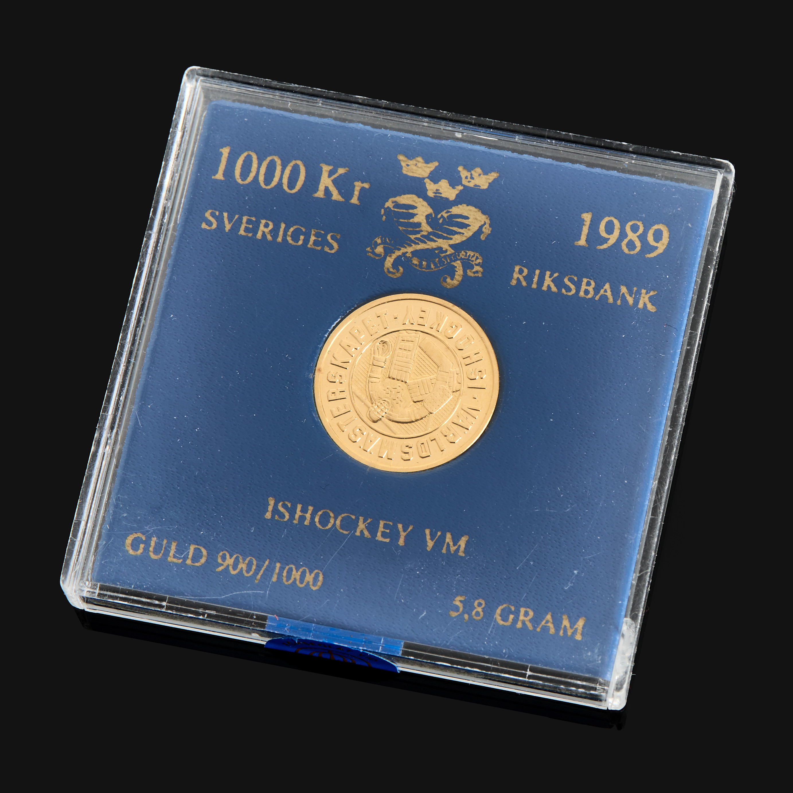 GULDMYNT, Sverige, 1.000 kronor 1989.