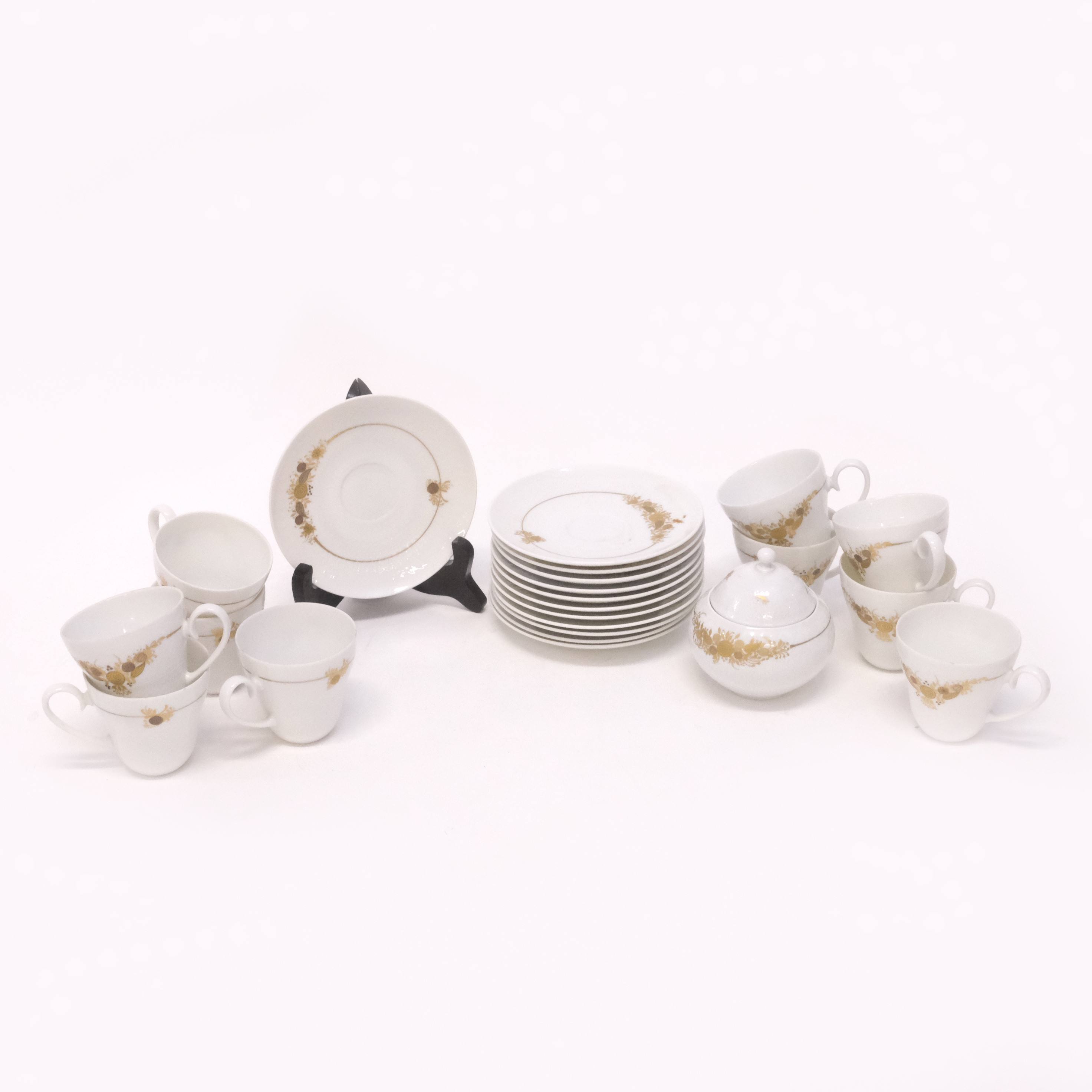 BJÖRN WIINBLAD. MOCCASERVIS, "ROMANZE", 23 DELAR, ROSENTHAL.