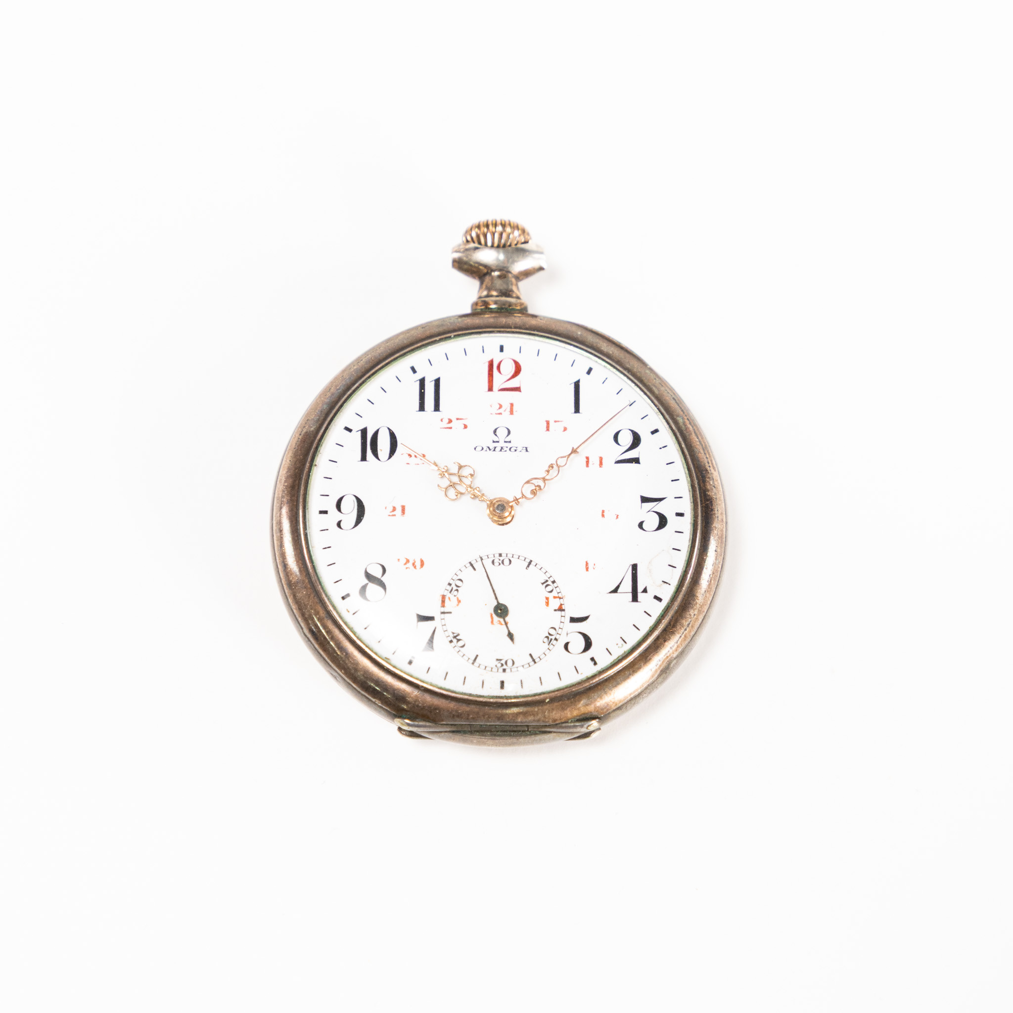 FICKUR. Omega, 51,5 mm, silverboett.
