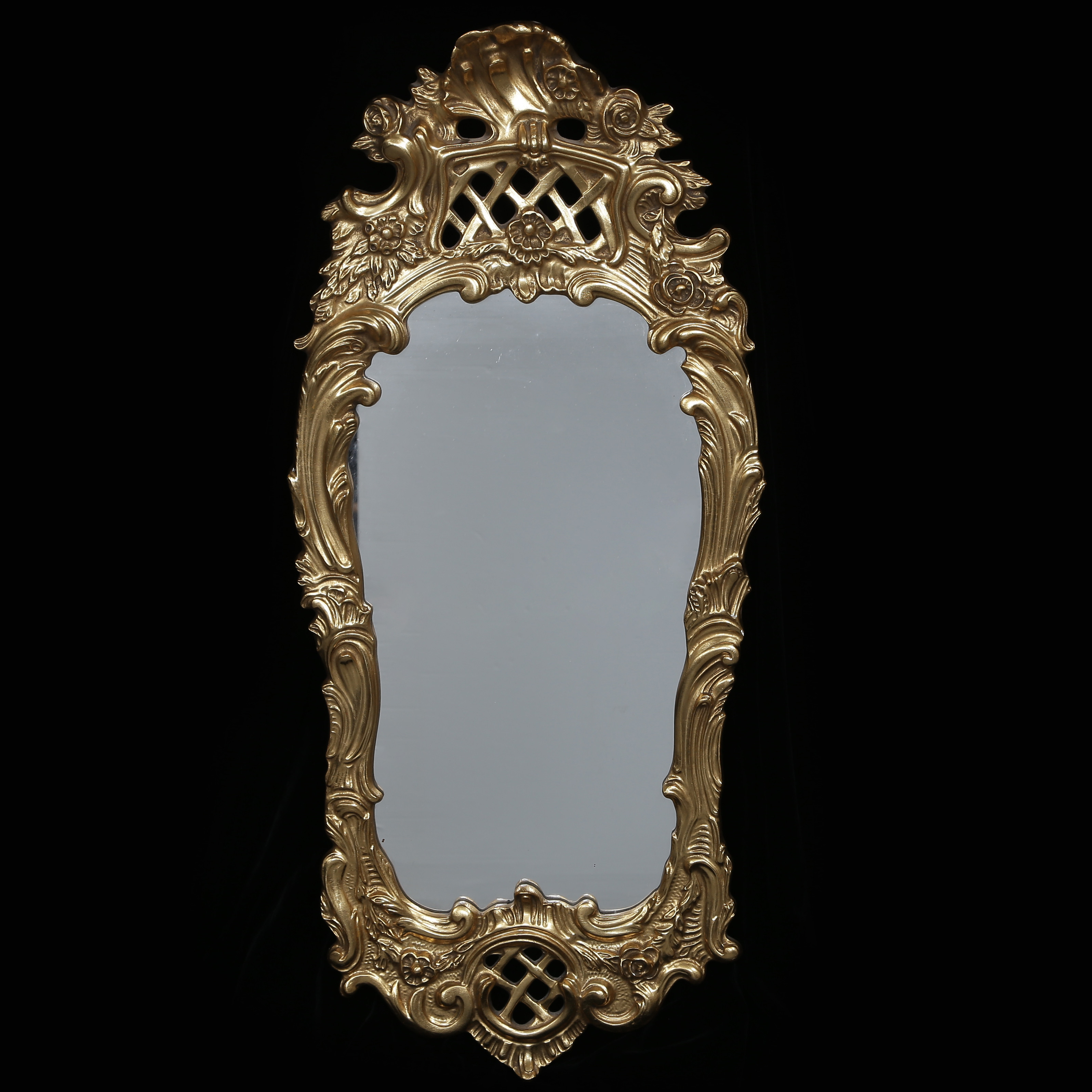 SPEGEL (103cm) FÖRGYLLD, 1900-TAL.