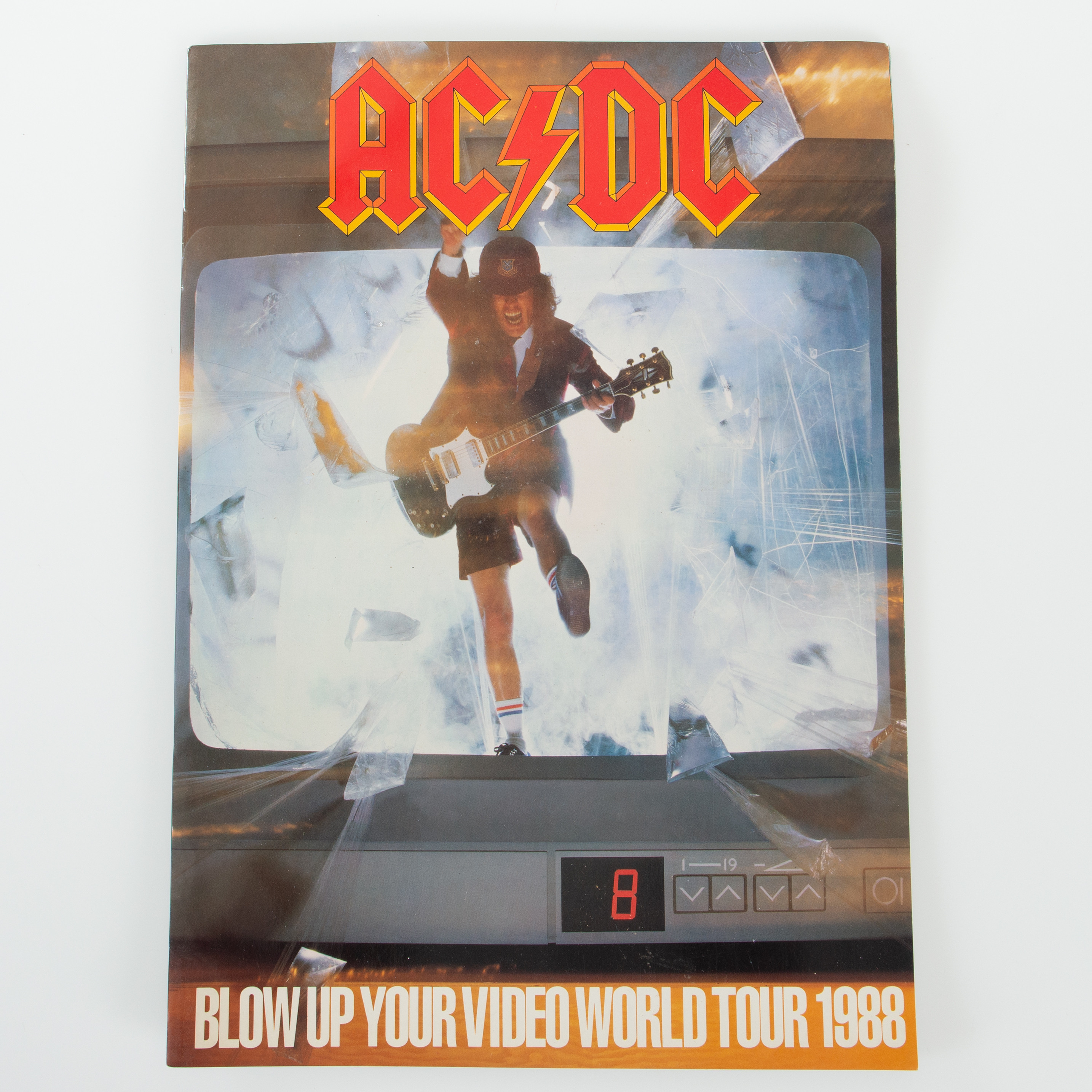 AC/DC FOTO/TURNÉPROGRAM, BLOW UP YOUR VIDEO WORLD TOUR 1988.