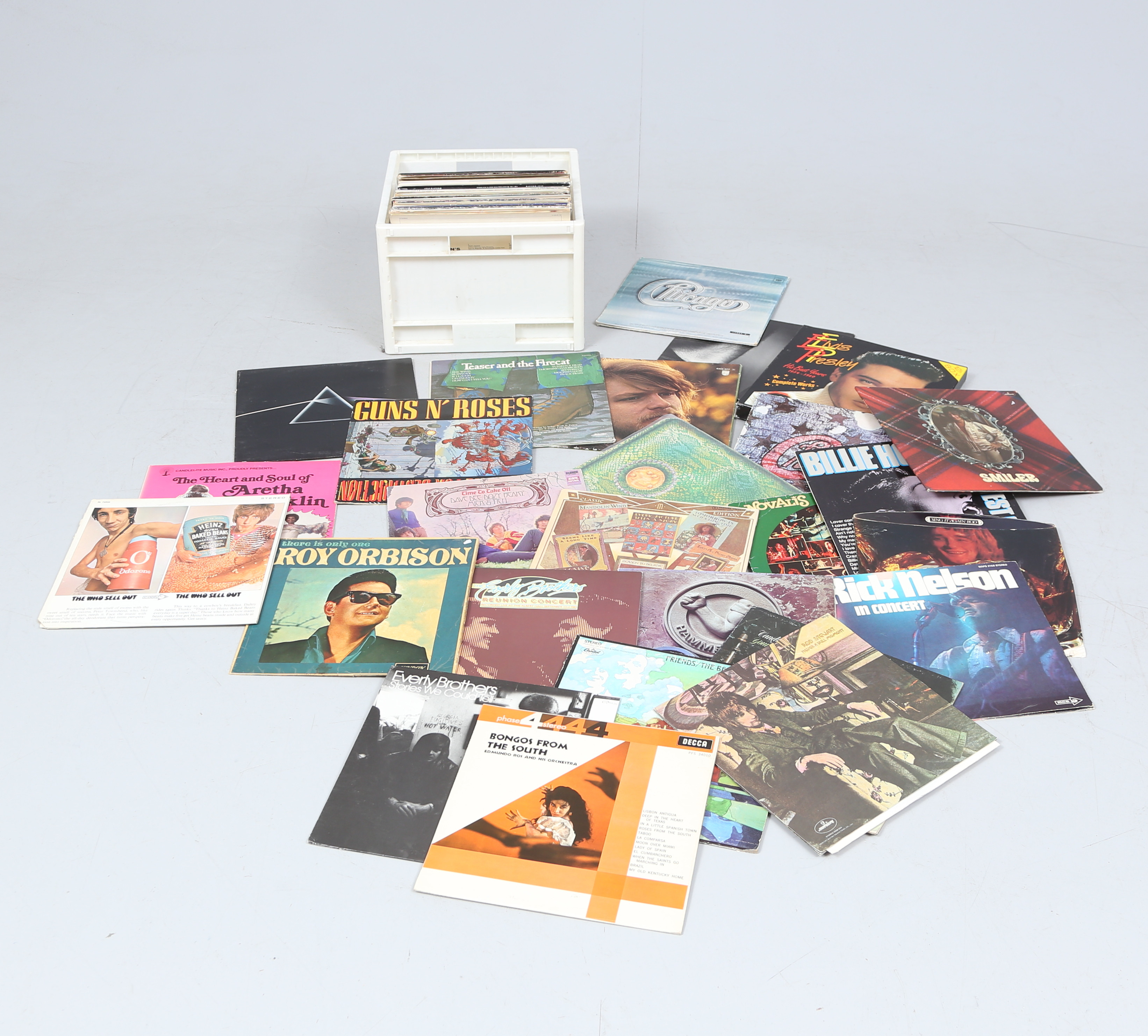 LP SKIVOR, rock och pop, b.la. Ozzy Osbourne , Guns N´ Roses och Alice Cooper.